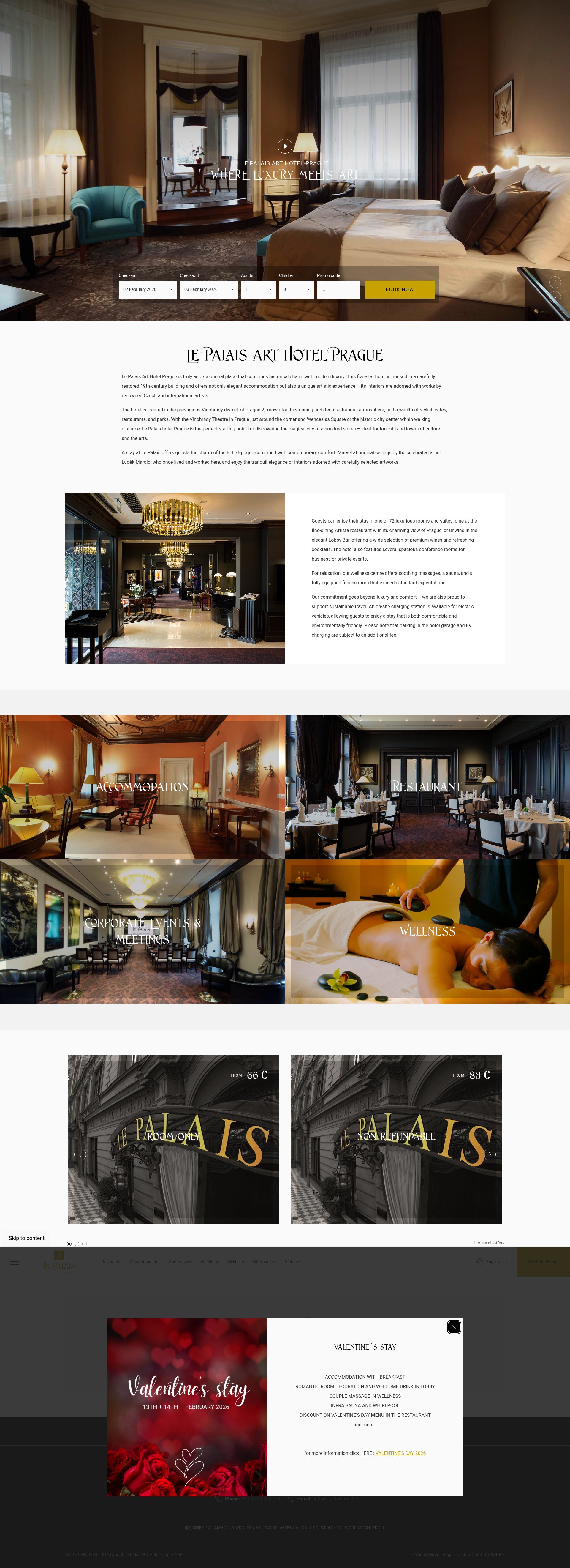Screenshot of lepalaishotel.eu