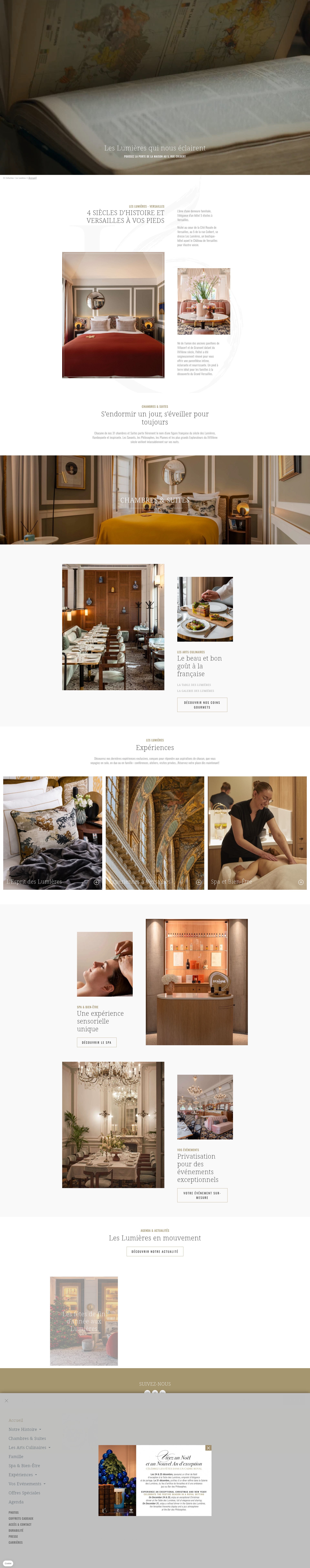 Screenshot of leslumieres.com