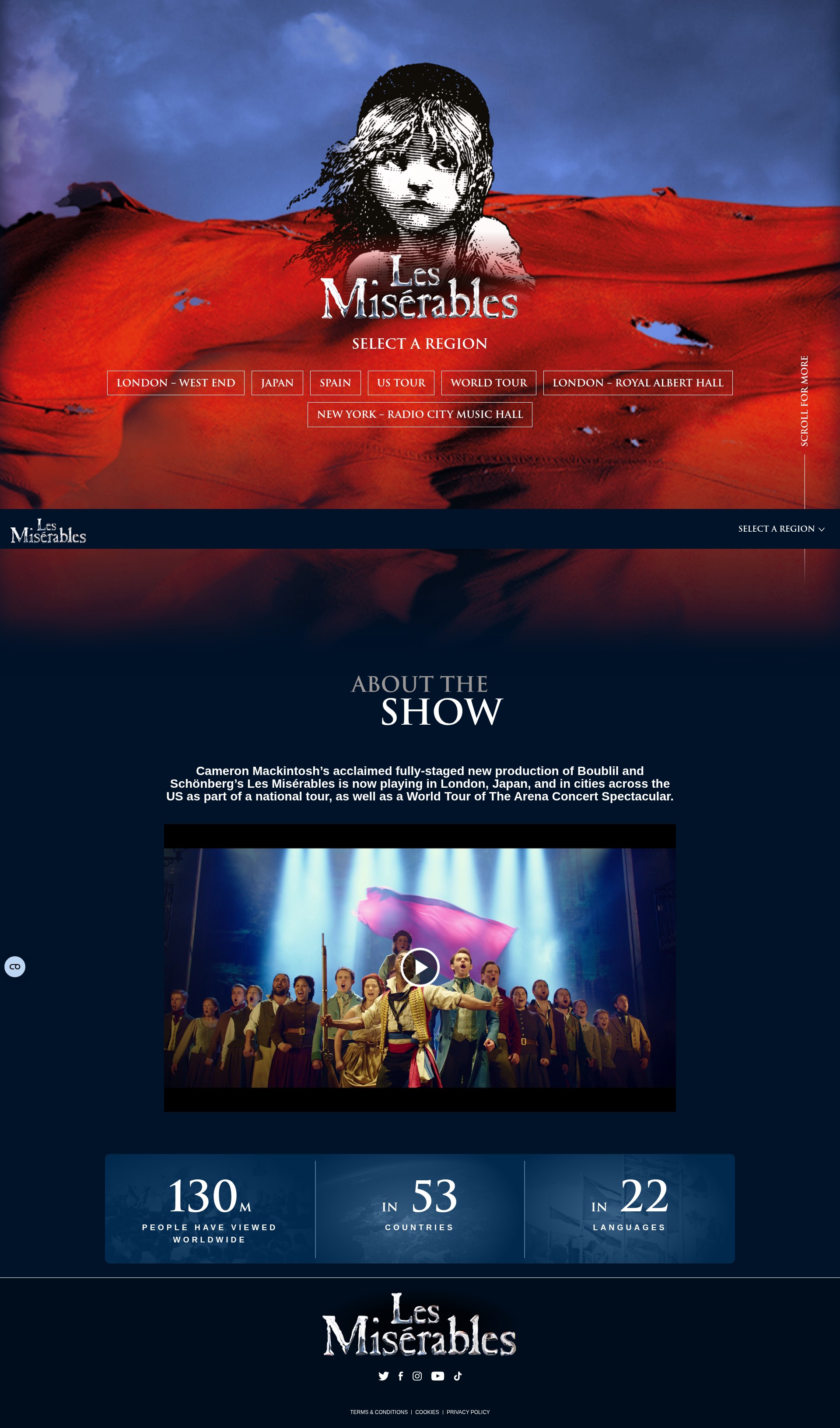 Screenshot of lesmis.com