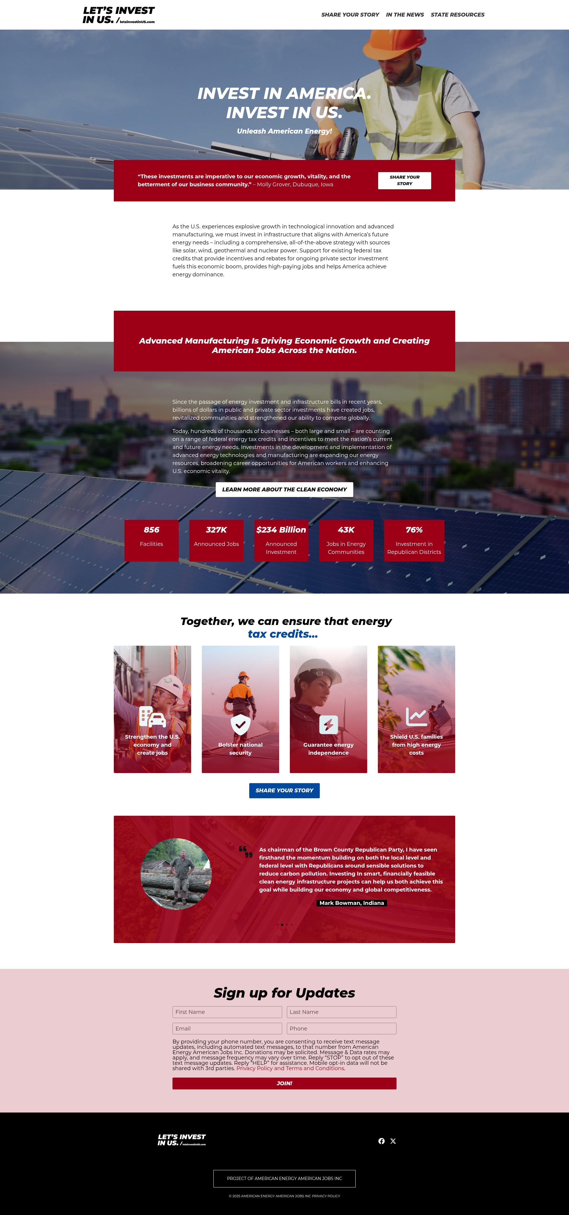 Screenshot of letsinvestinus.com