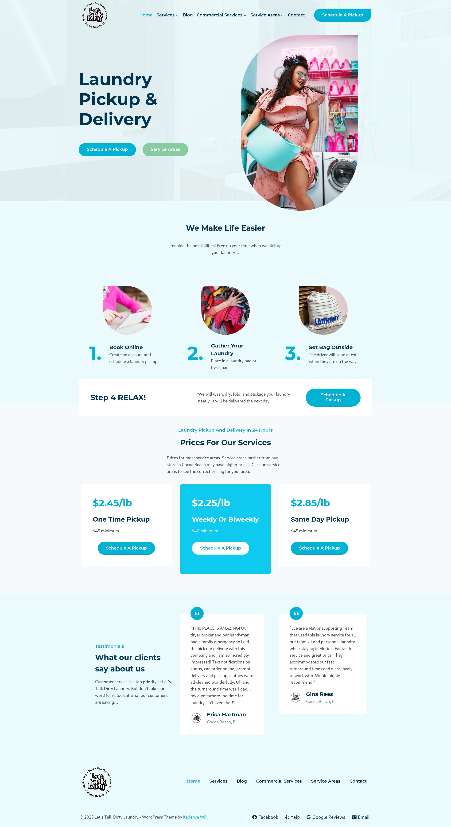 Screenshot of letstalkdirtylaundry.com