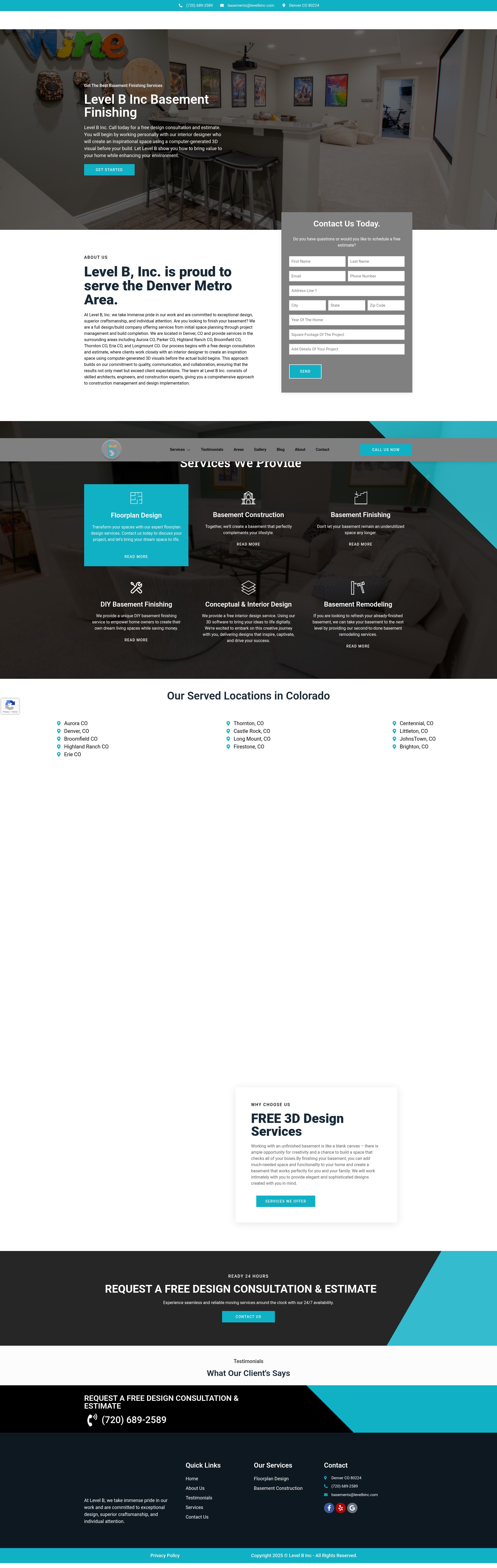 Screenshot of levelbinc.com