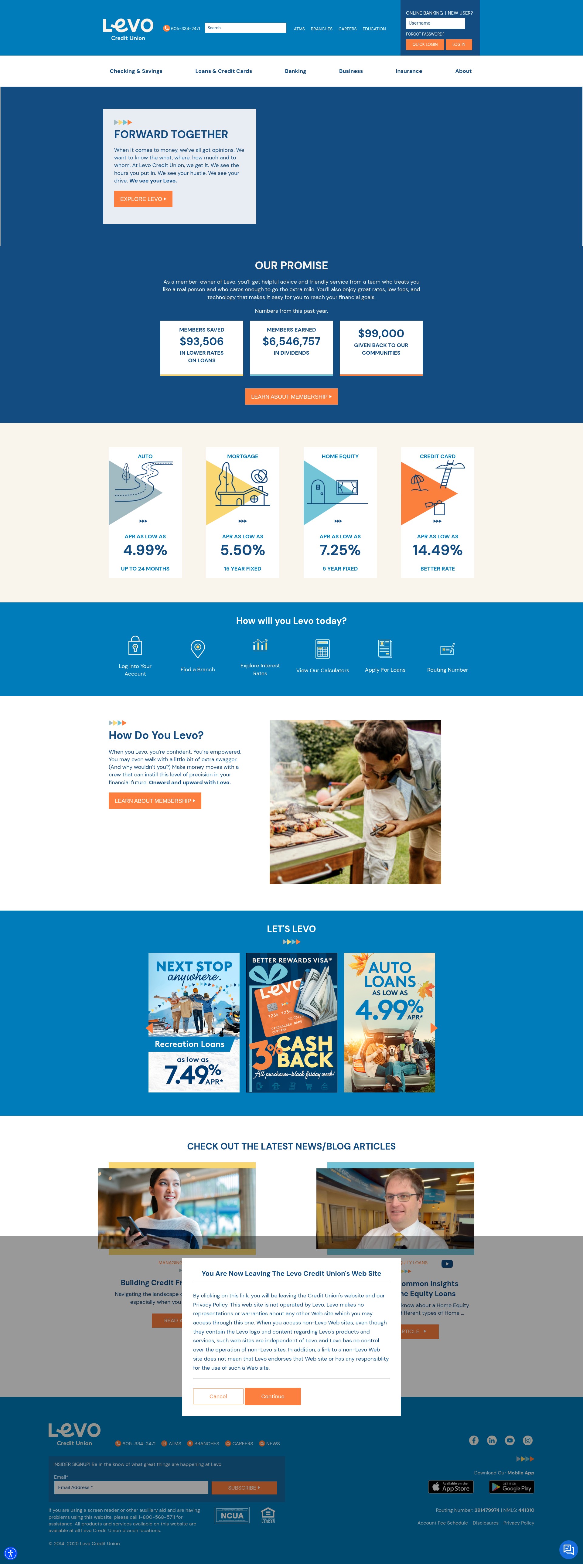 Screenshot of levo.org