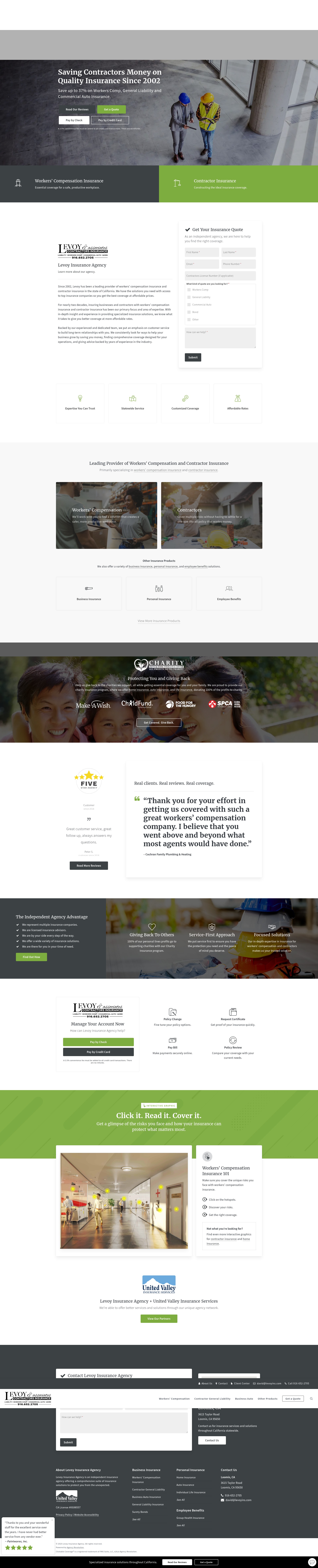 Screenshot of levoyins.com