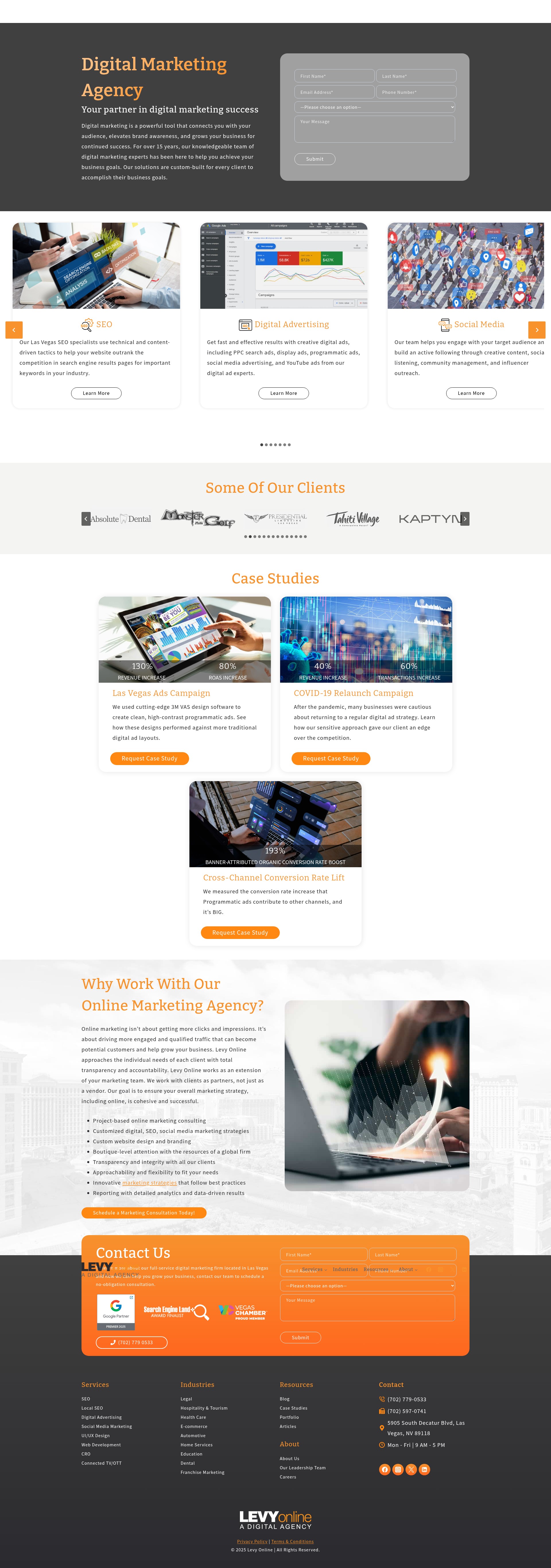 Screenshot of levyonline.com