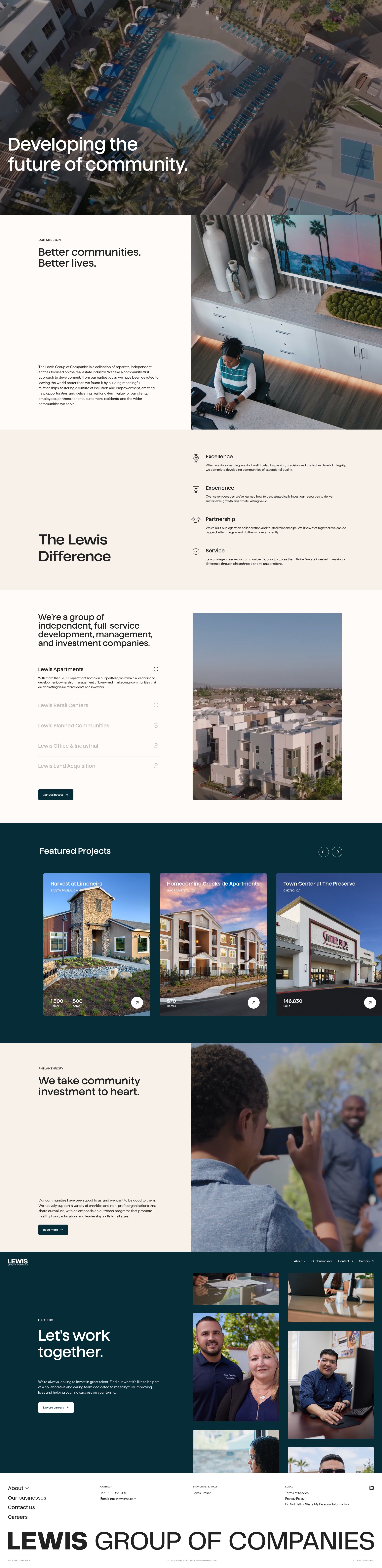 Screenshot of lewisgroupofcompanies.com