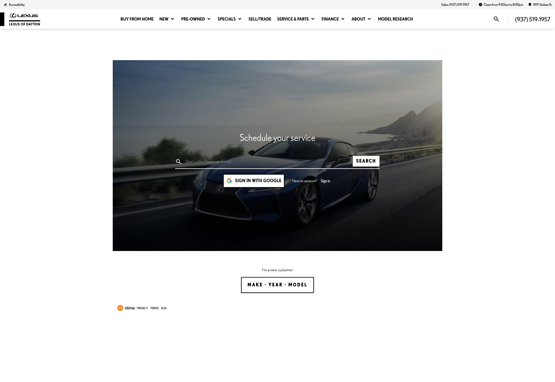 Screenshot of lexusofdayton.com