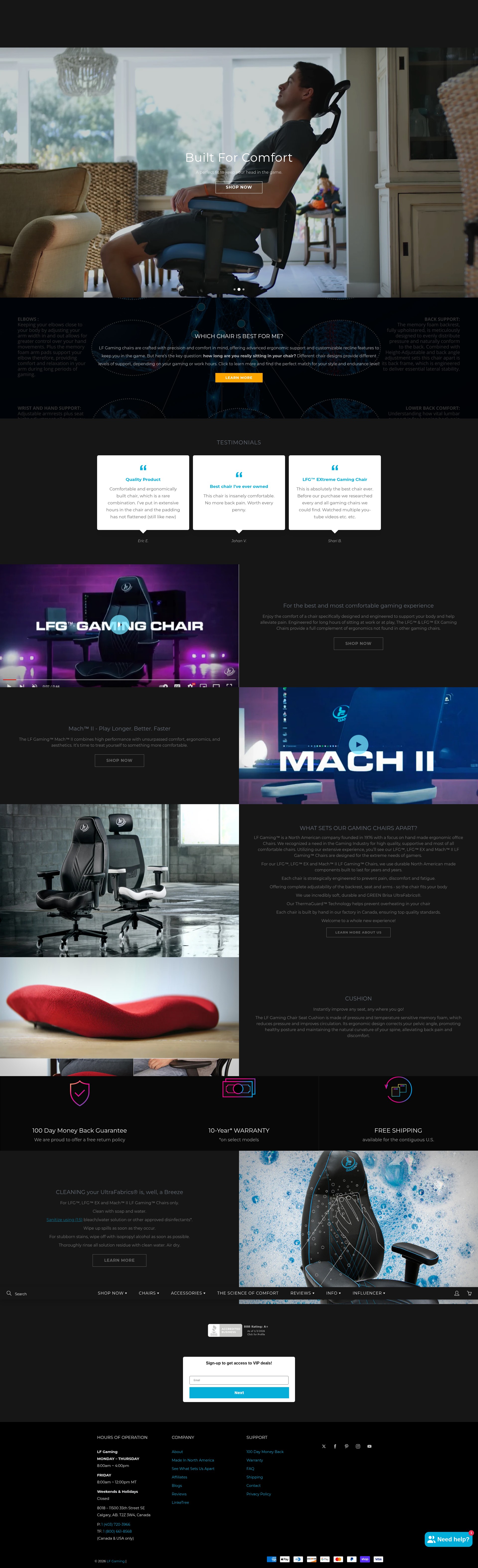 Screenshot of lfgaming.com