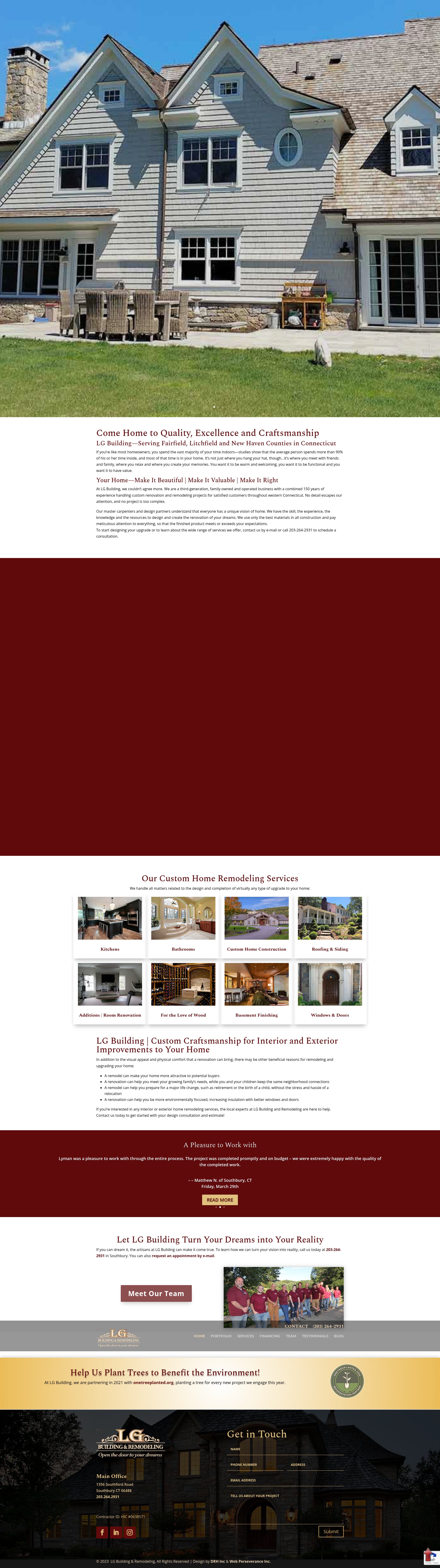 Screenshot of lg-building.com