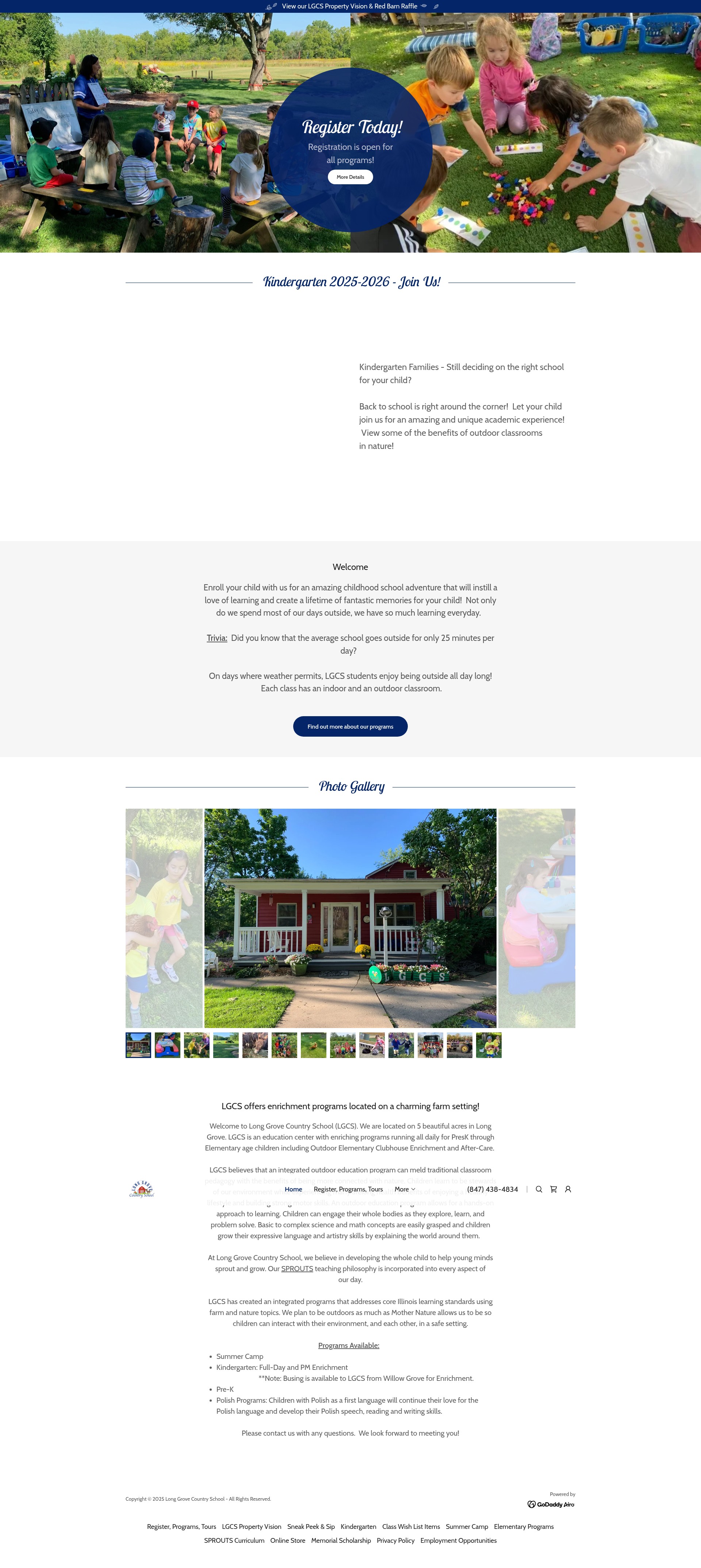 Screenshot of lgcountryschool.com