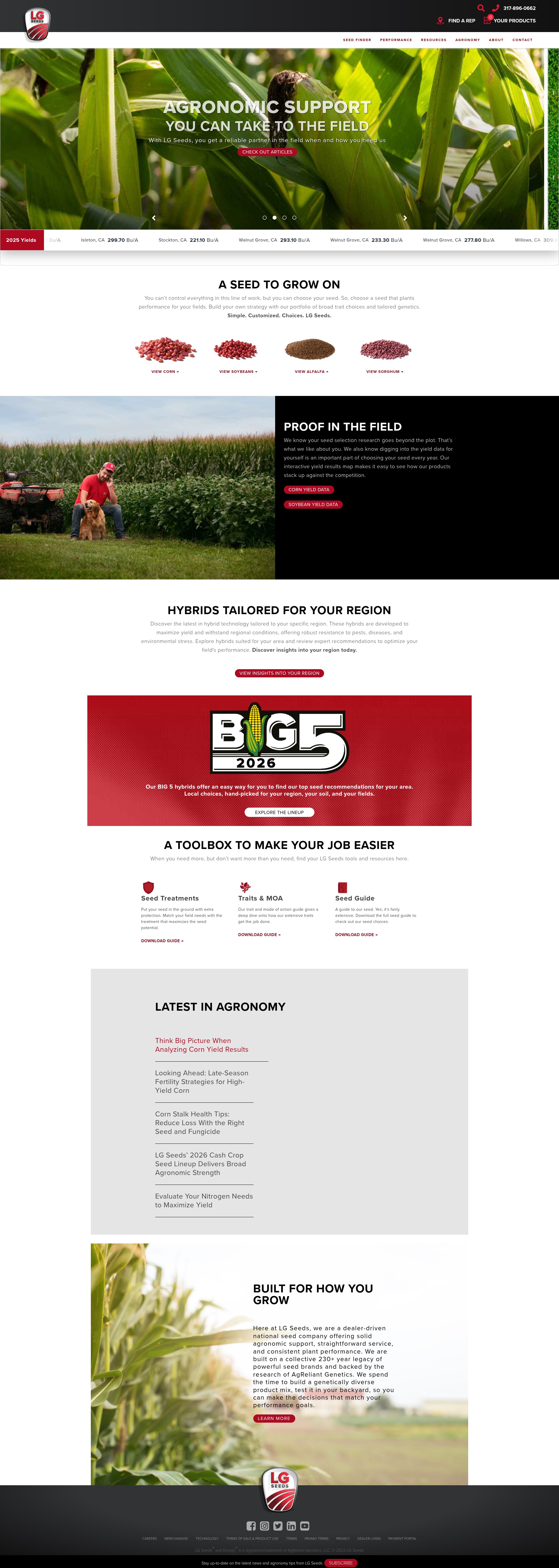 Screenshot of lgseeds.com