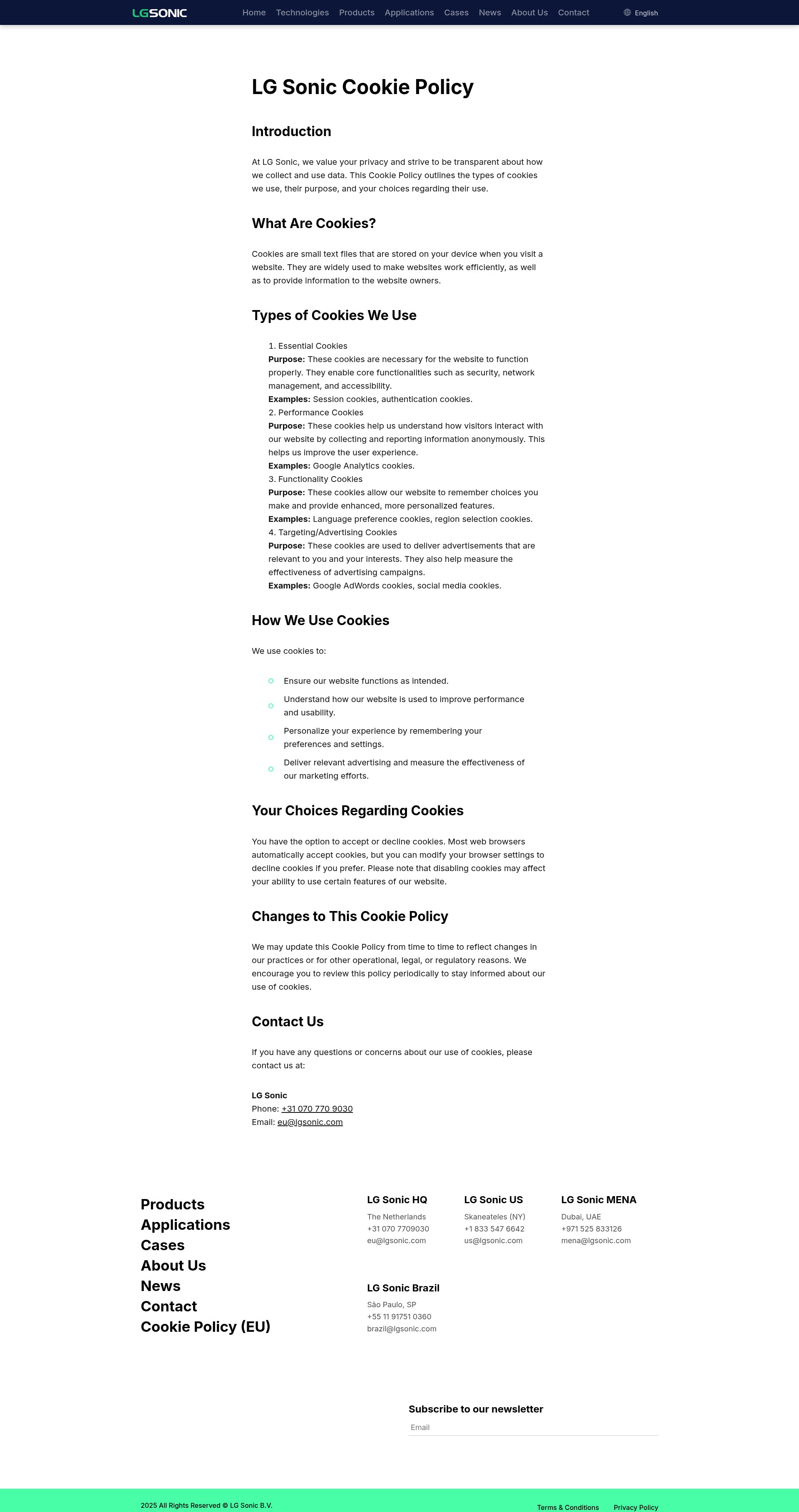 Screenshot of lgsonic.com