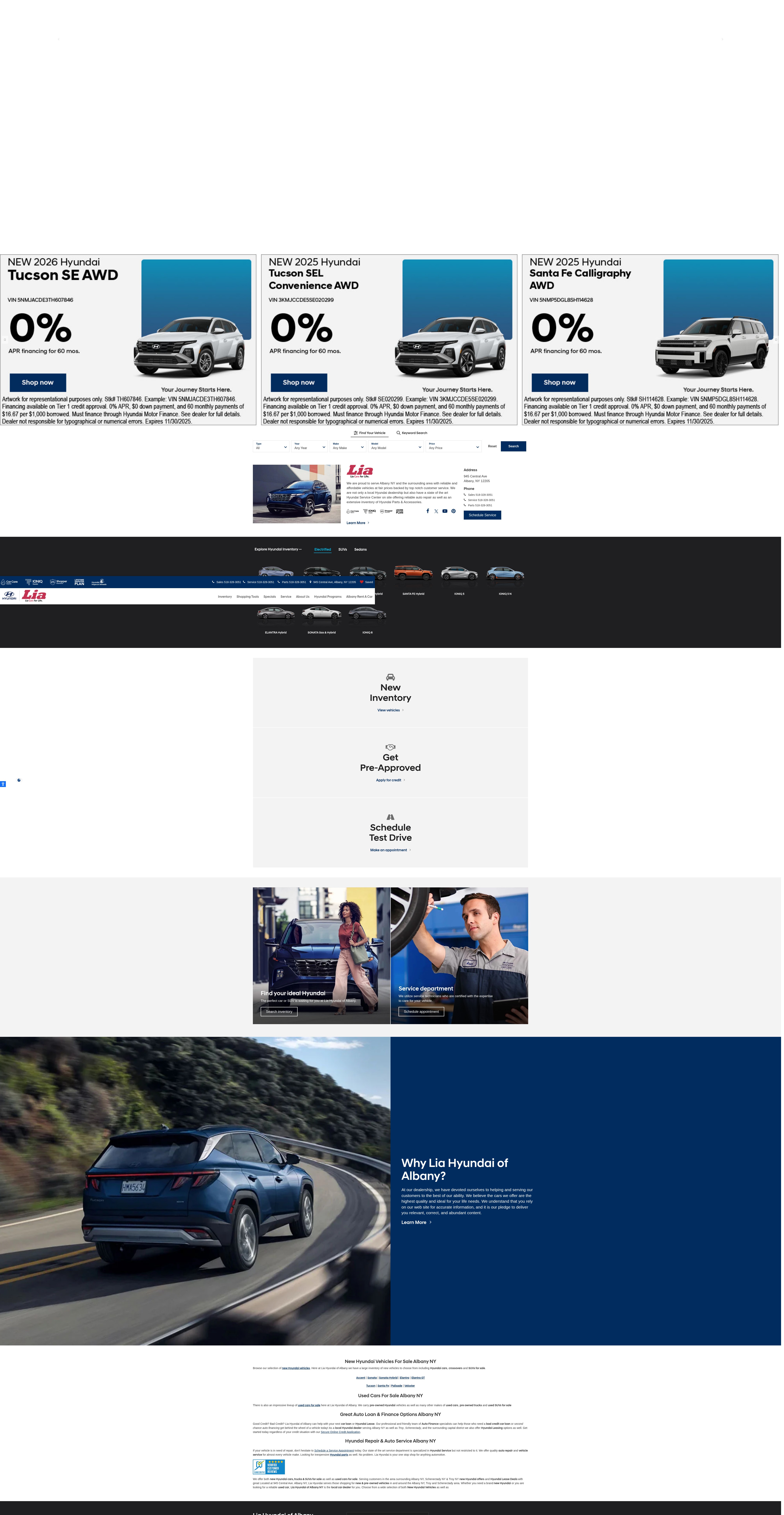 Screenshot of liahyundaiofalbany.com