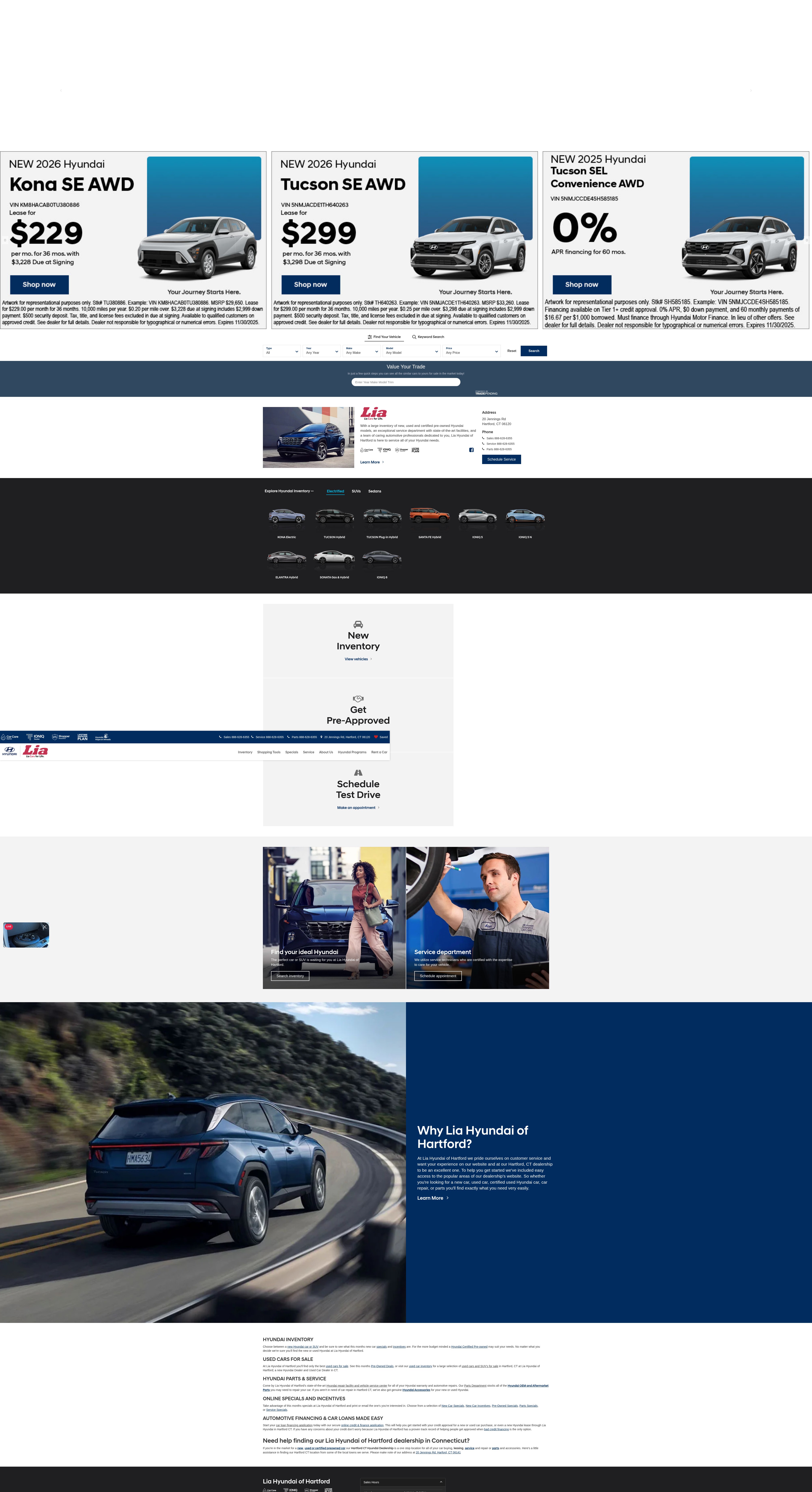 Screenshot of liahyundaiofhartford.com