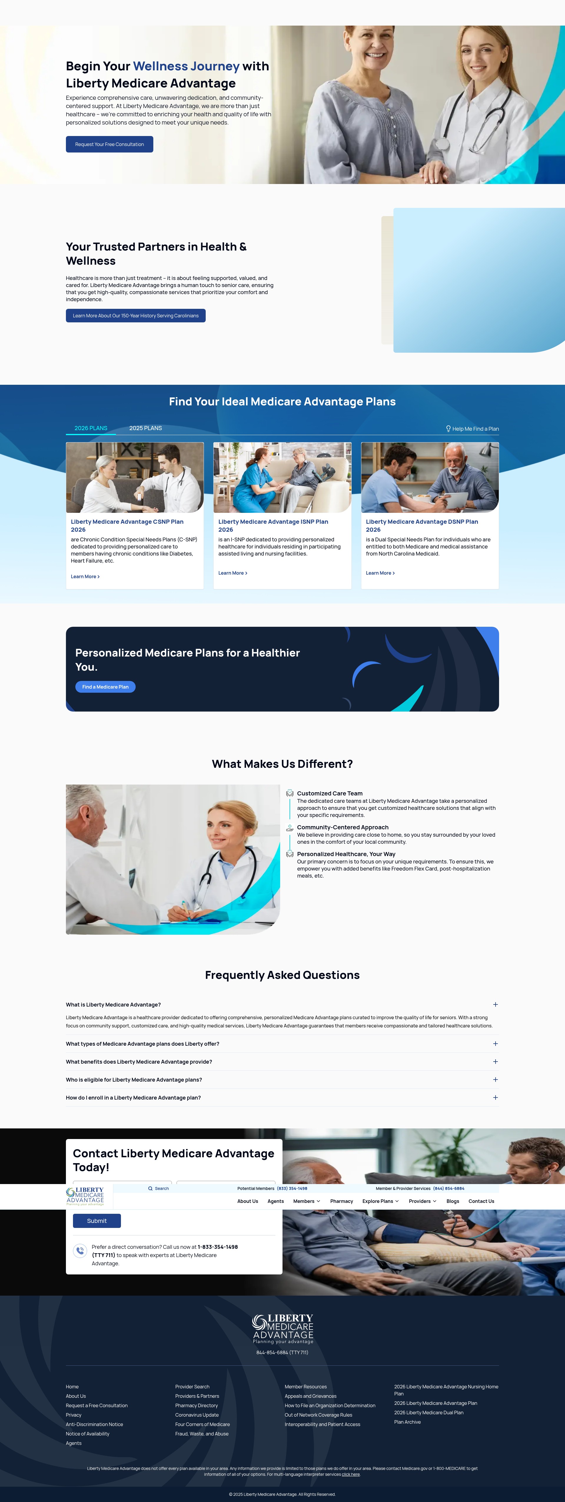 Screenshot of libertyadvantageplan.com
