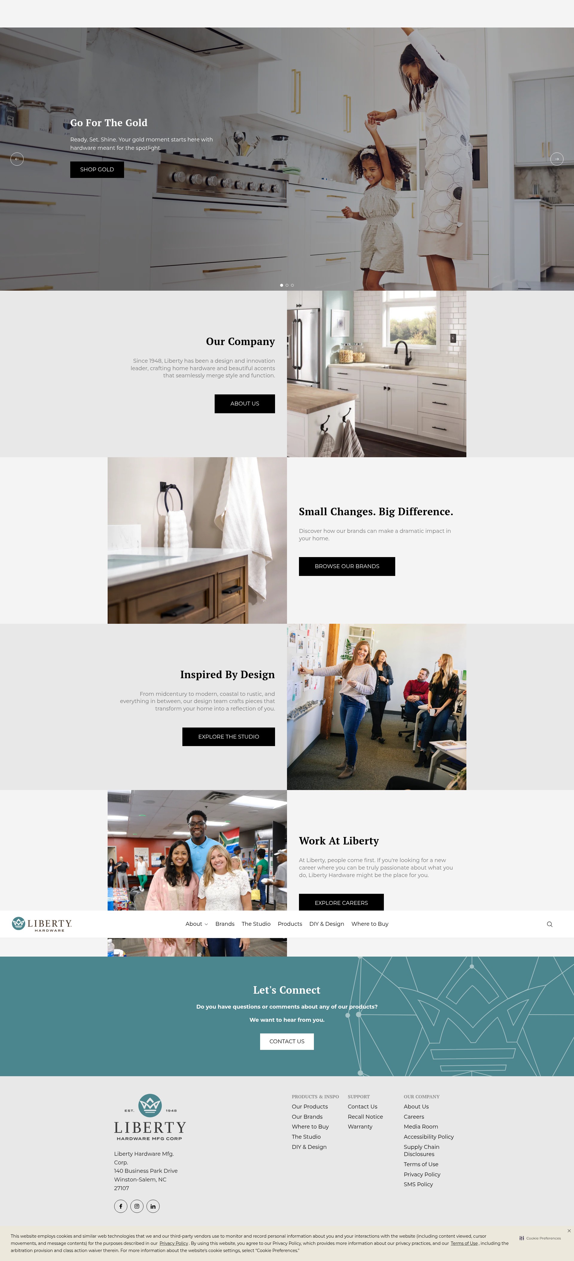 Screenshot of libertyhardware.com
