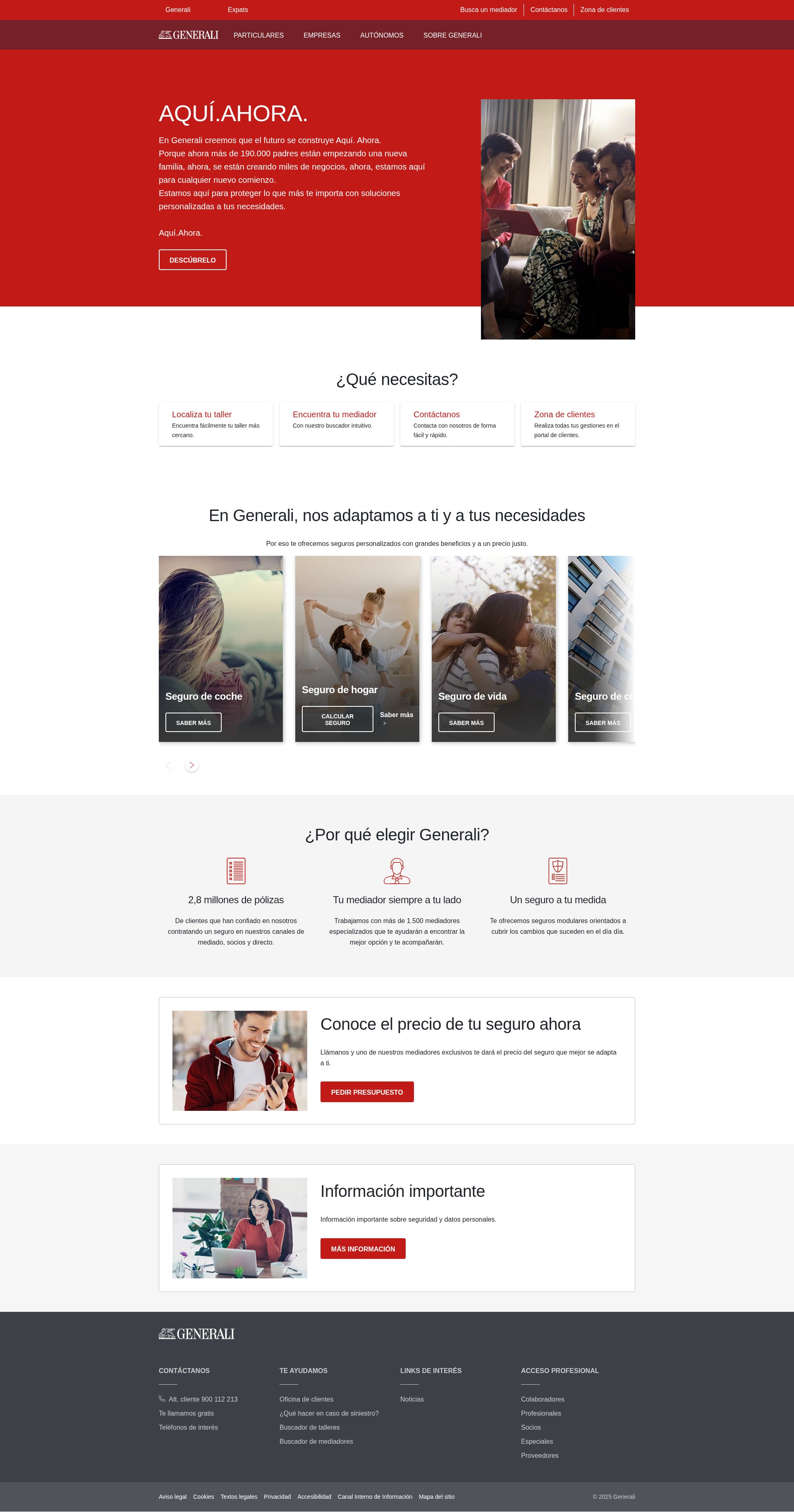 Screenshot of libertyseguros.es