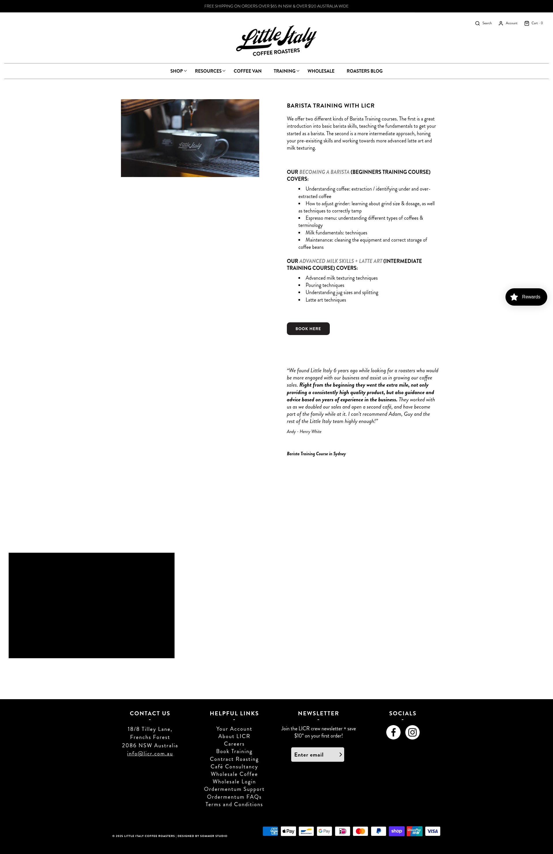 Screenshot of licr.com.au