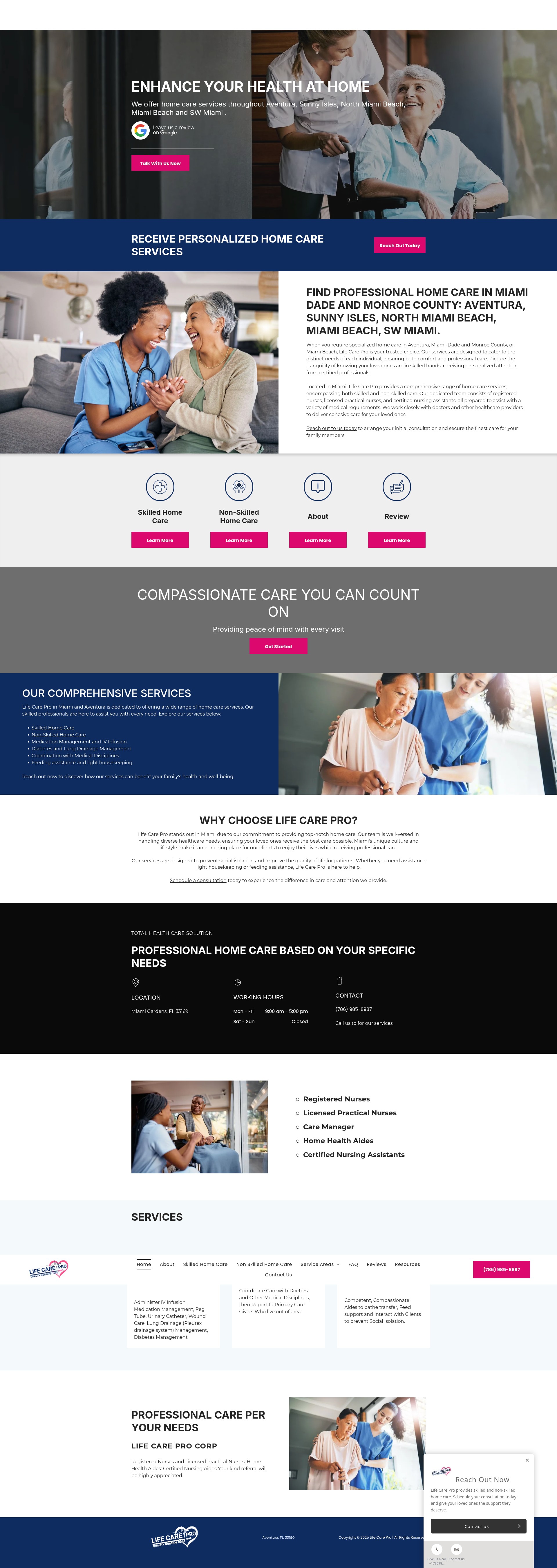 Screenshot of lifecareprocorpfl.com