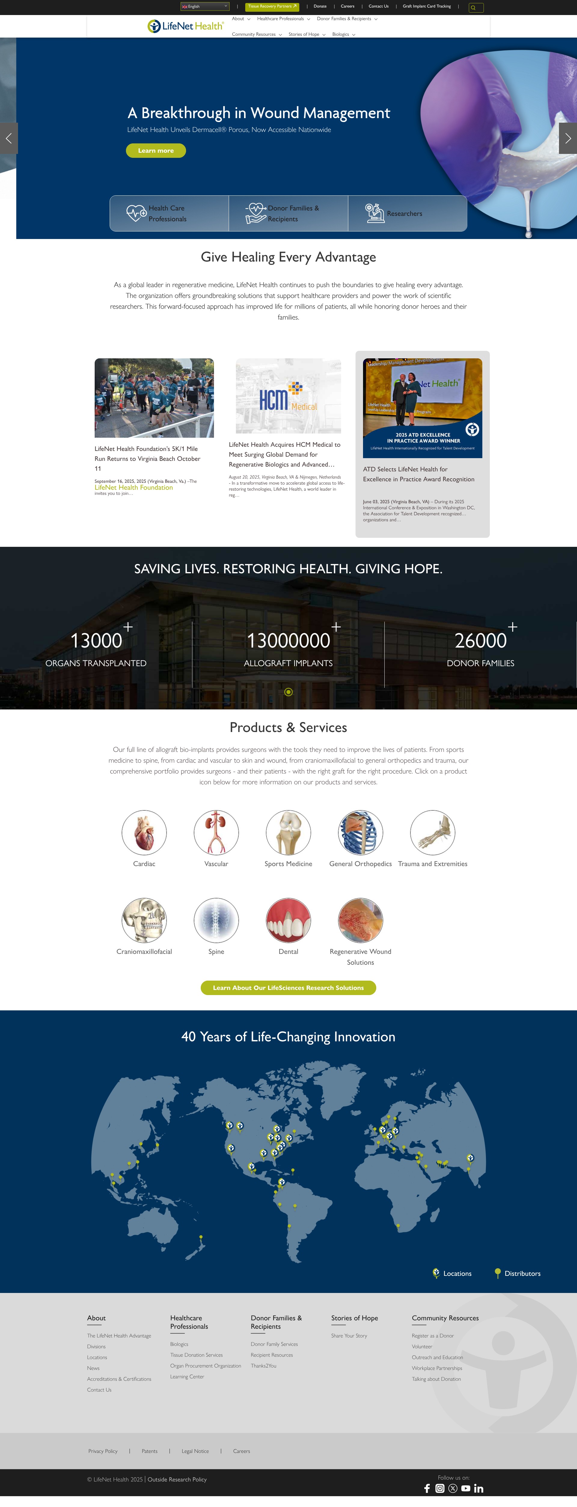 Screenshot of lifenethealth.org