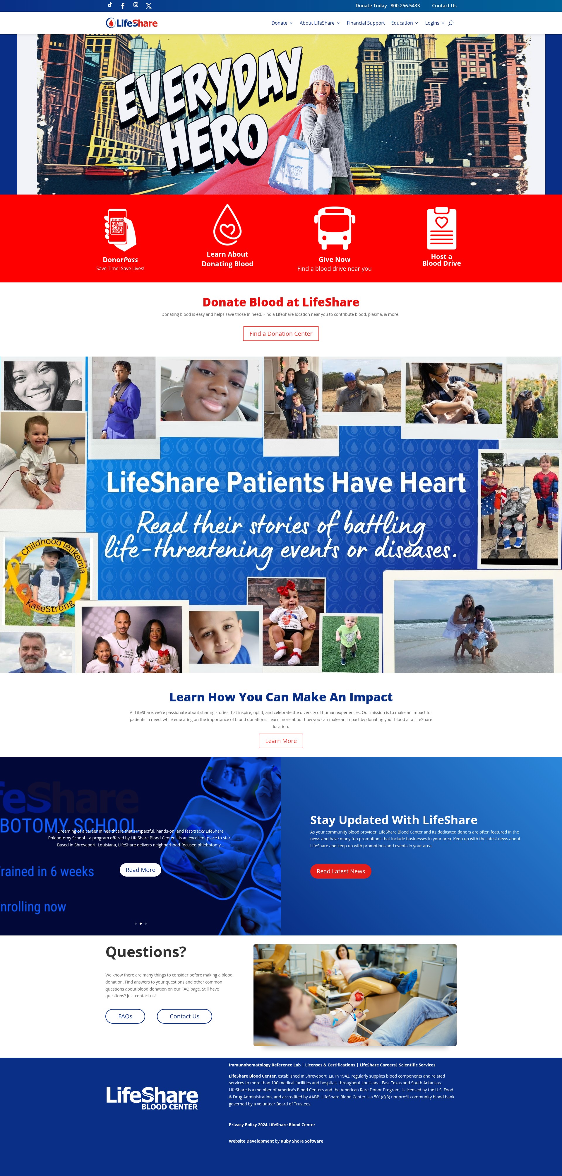 Screenshot of lifeshare.org