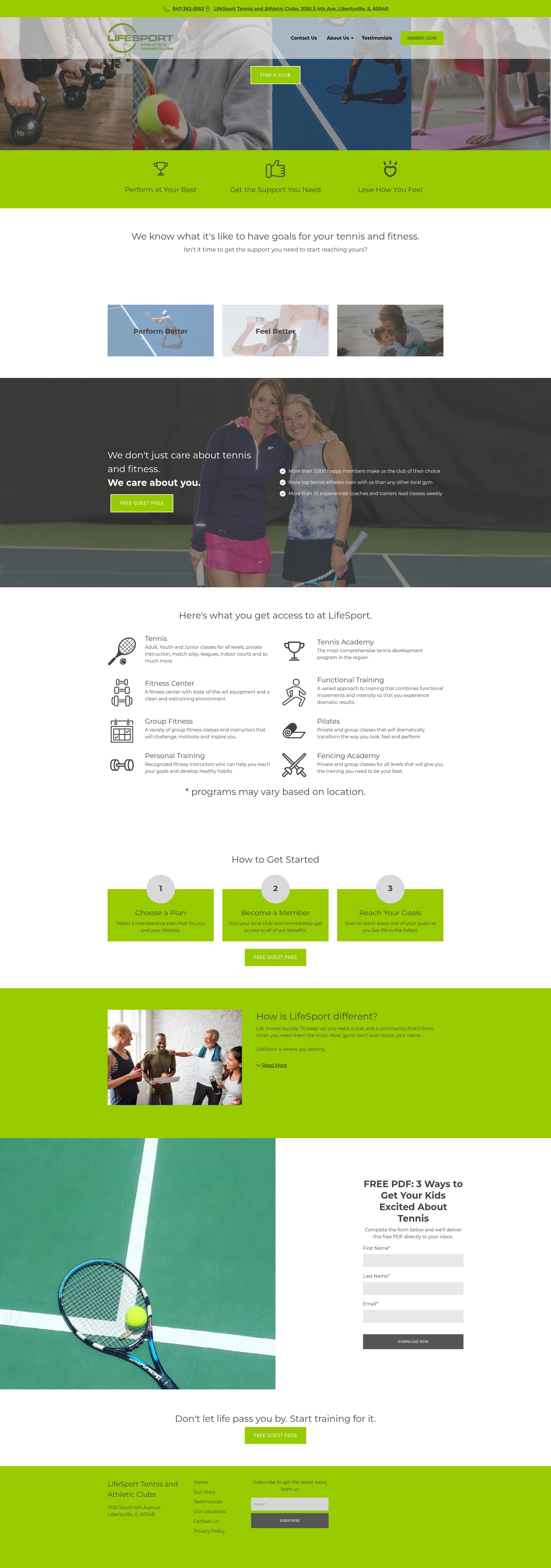 Screenshot of lifesport.com