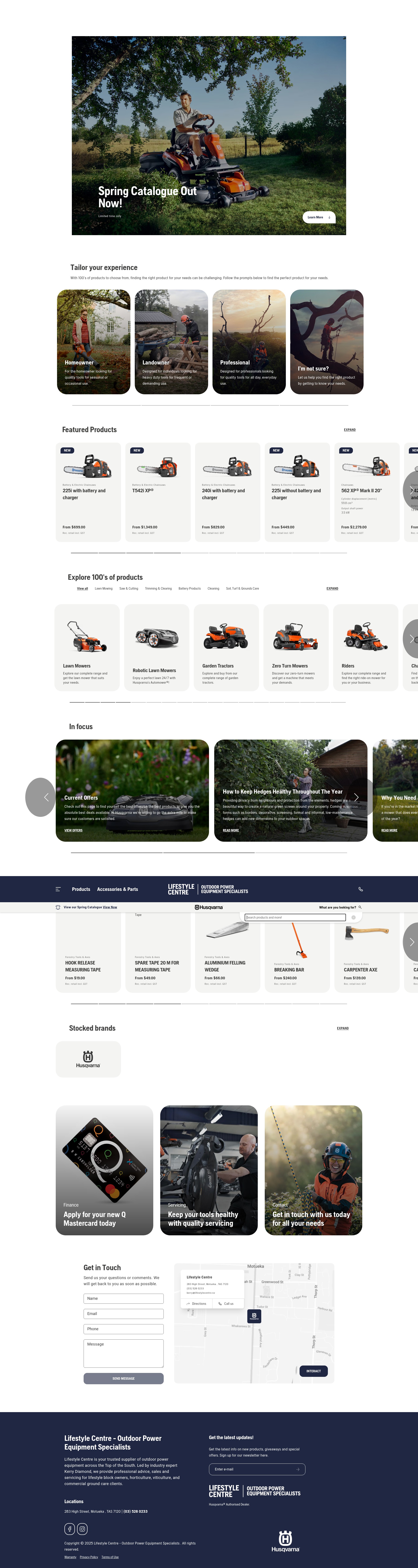Screenshot of lifestylecentre.nz