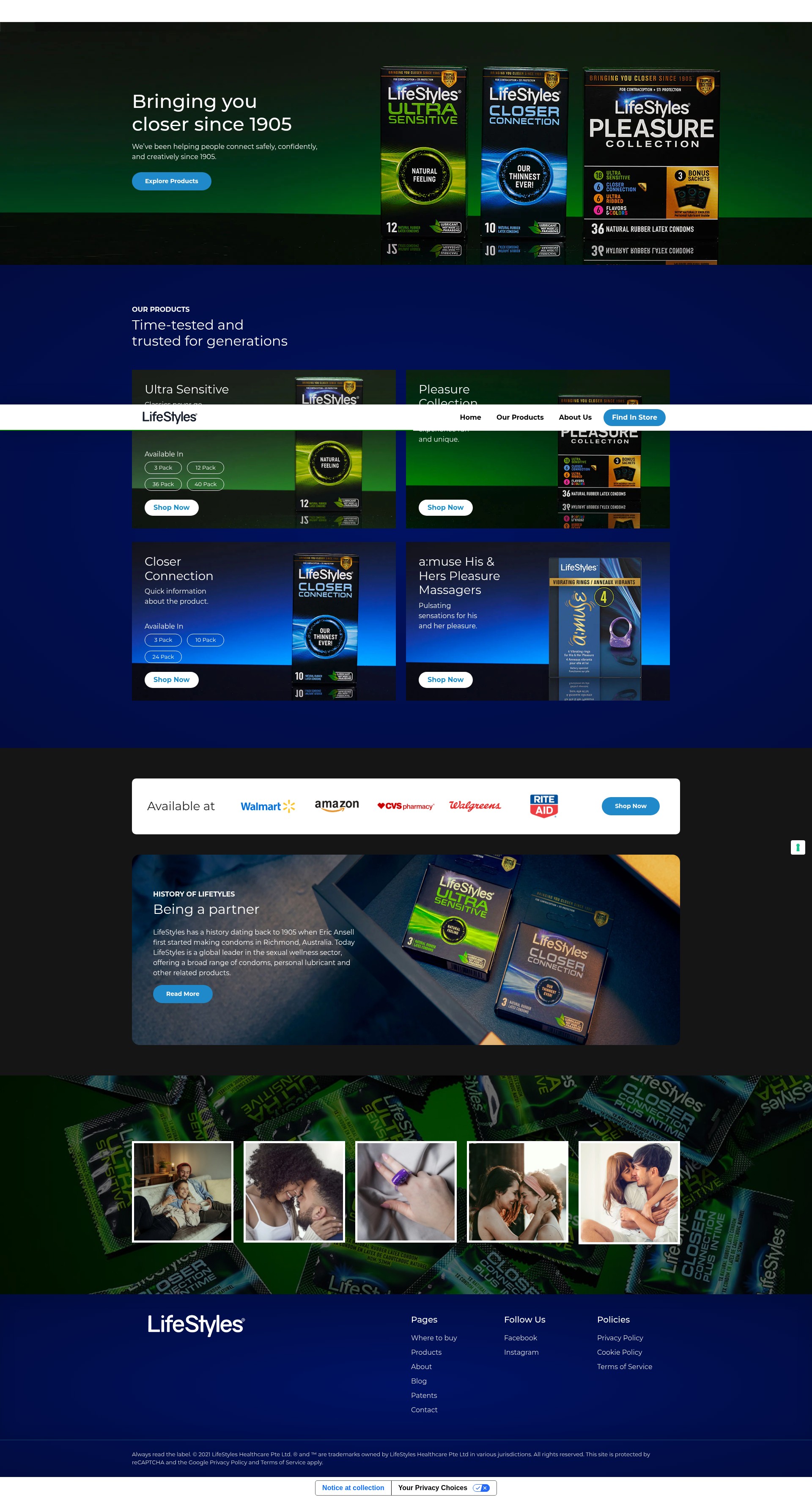 Screenshot of lifestyles.com