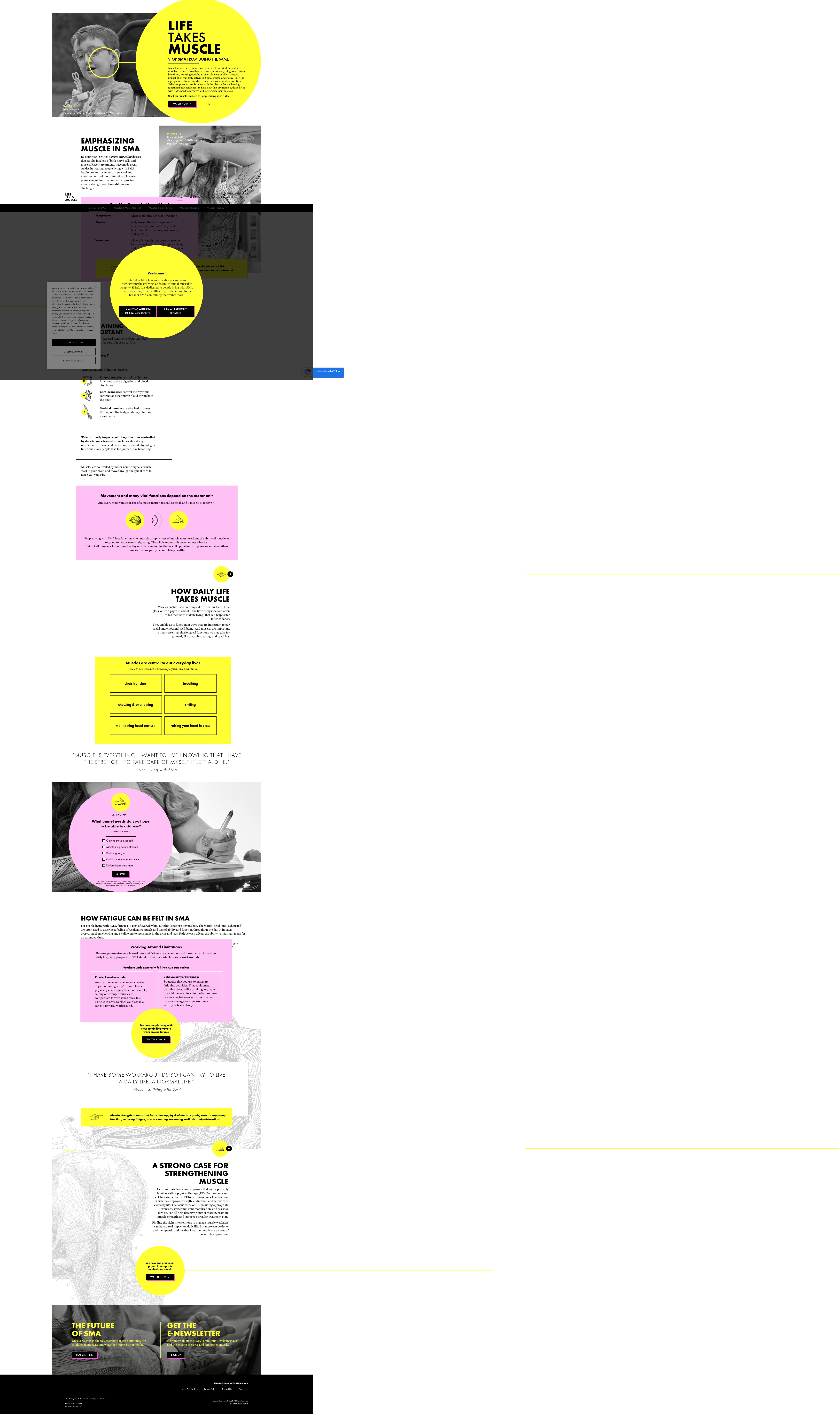 Screenshot of lifetakesmuscle.com
