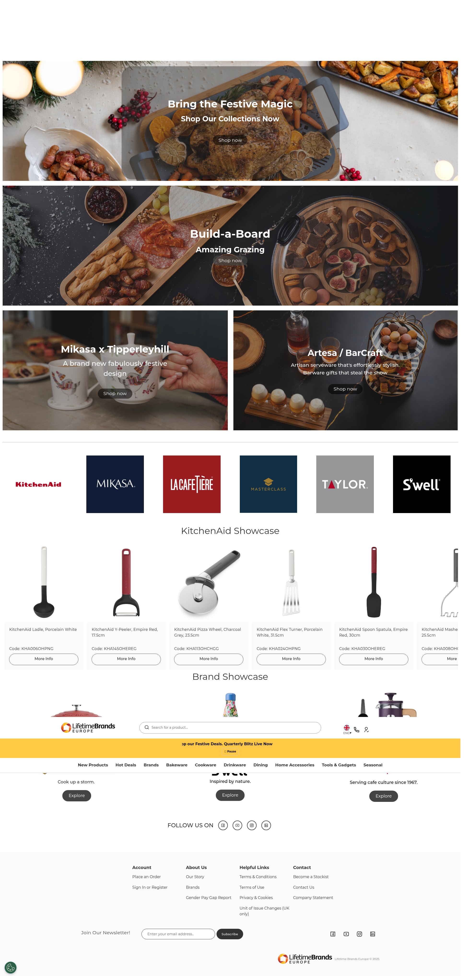 Screenshot of lifetimebrandseurope.com
