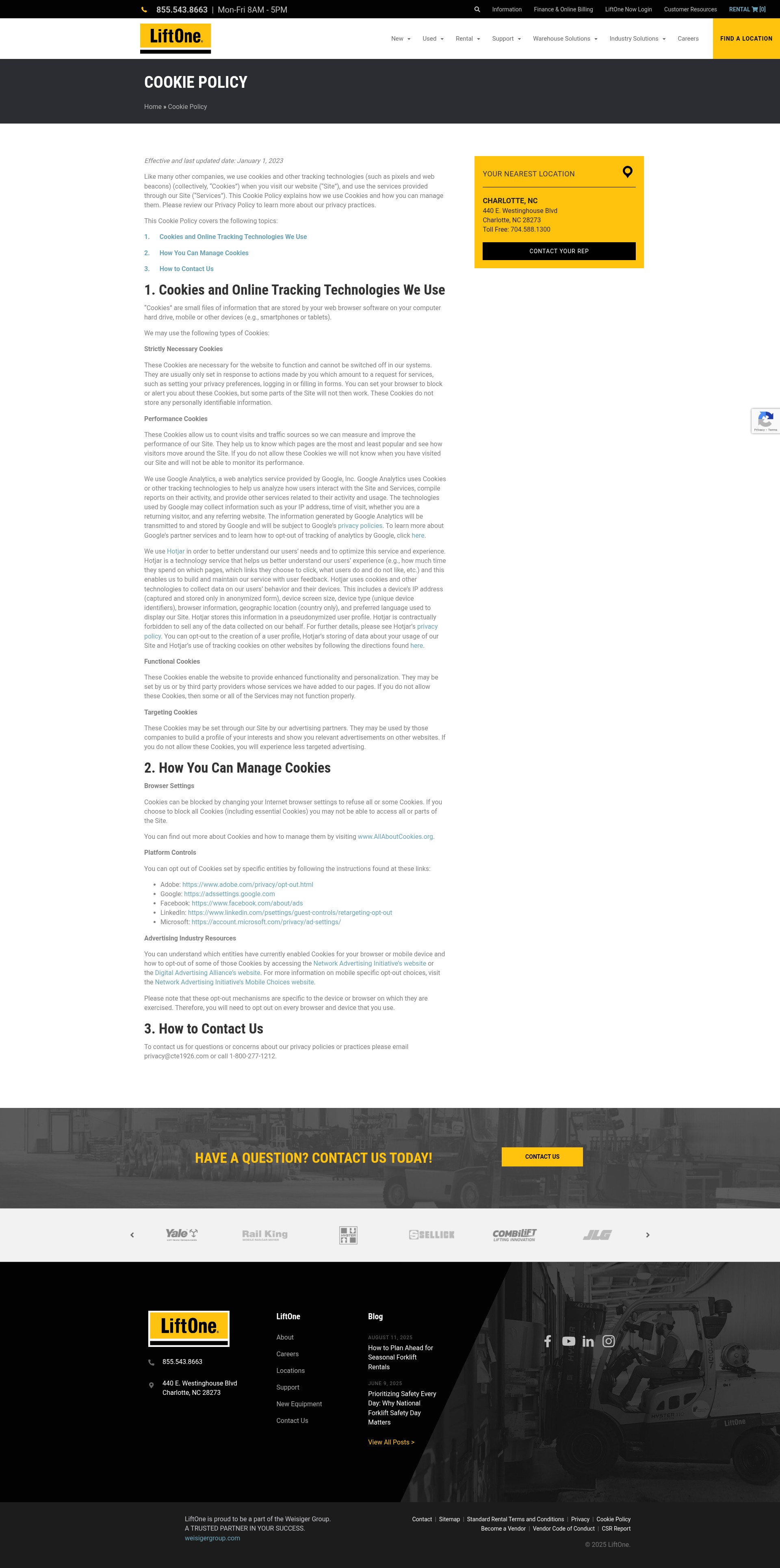 Screenshot of liftone.net