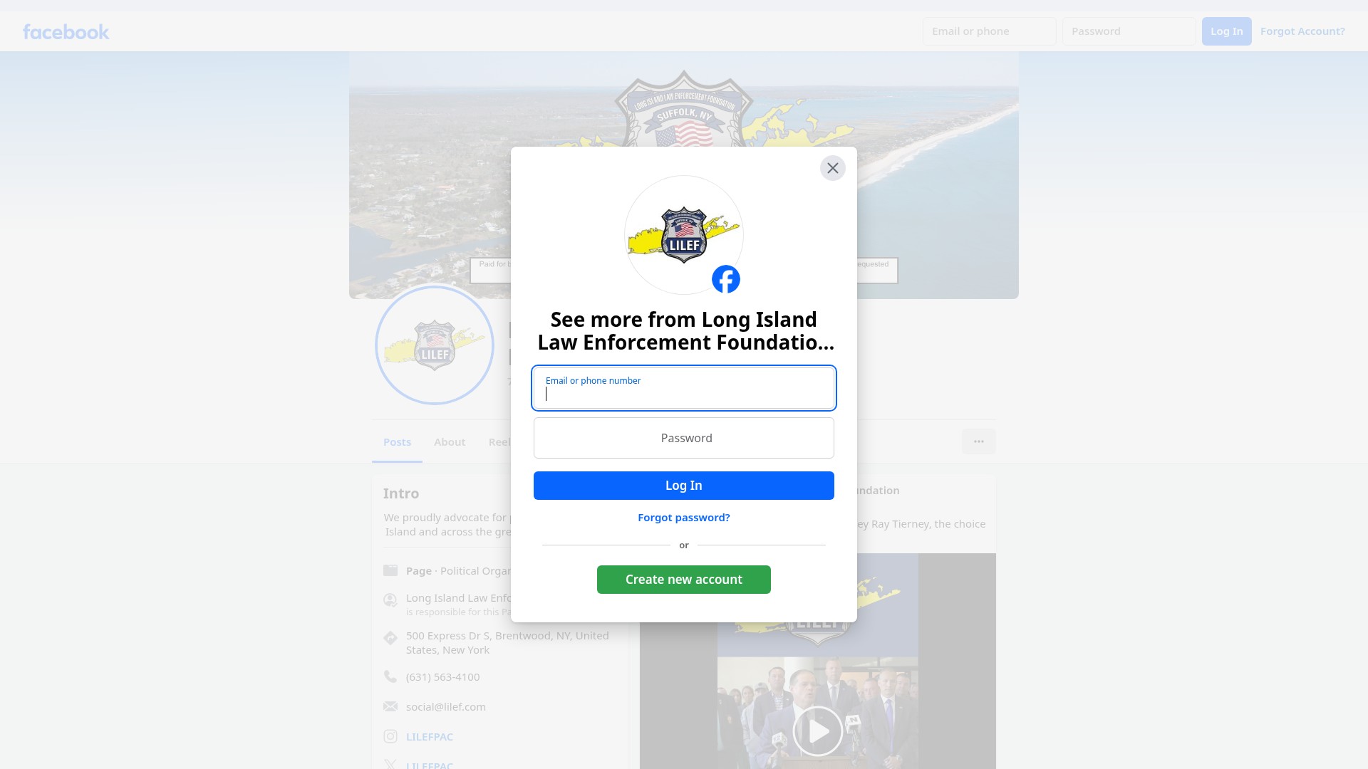 Screenshot of lilef.com