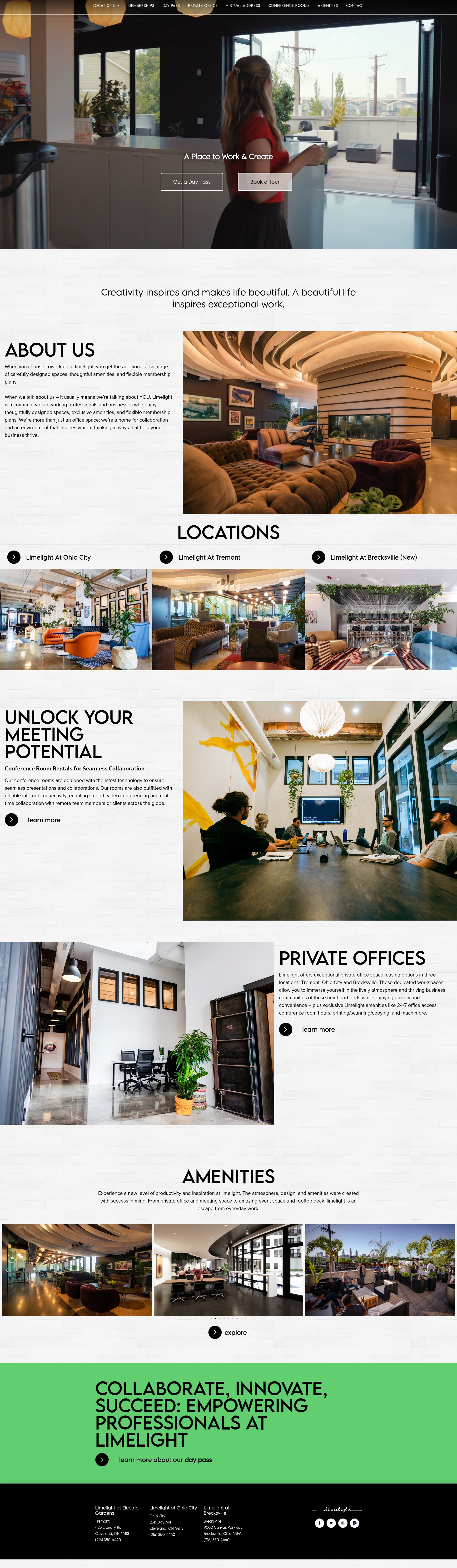 Screenshot of limelightwork.com