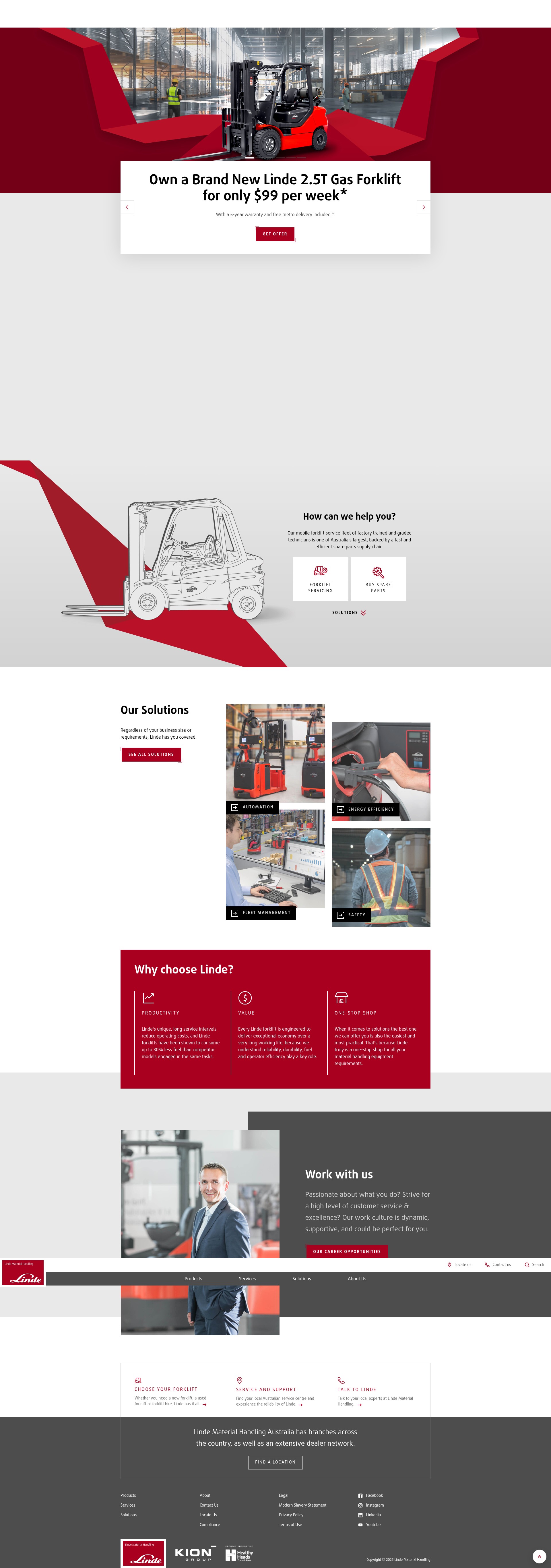 Screenshot of lindemh.com.au