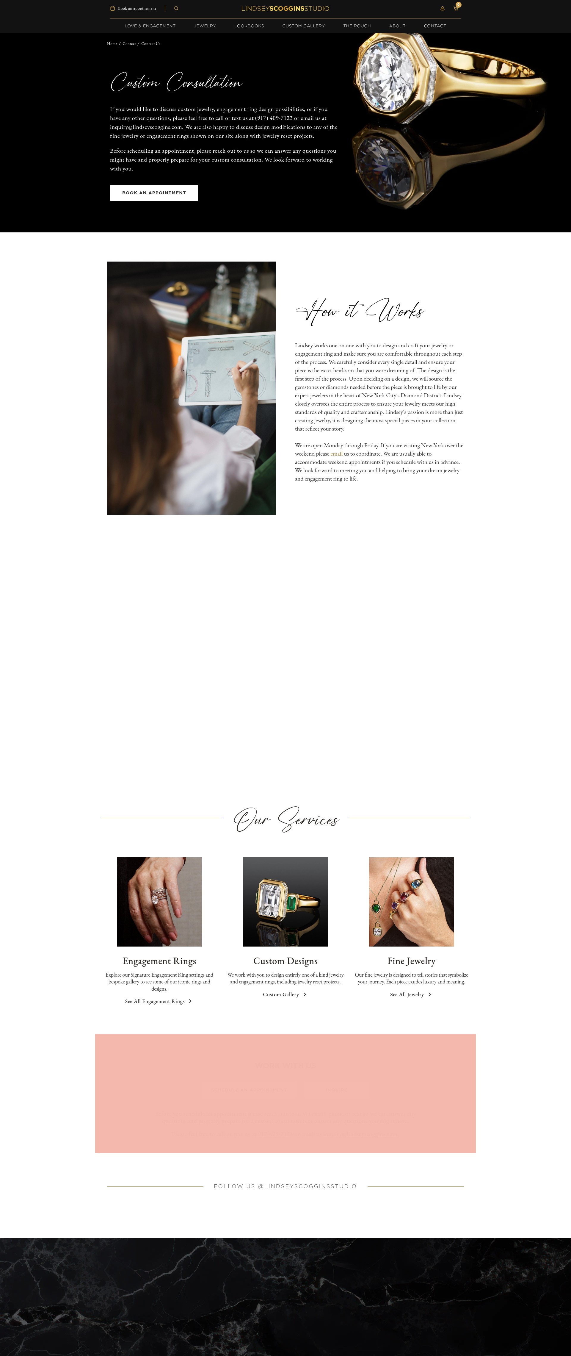 Screenshot of lindseyscoggins.com
