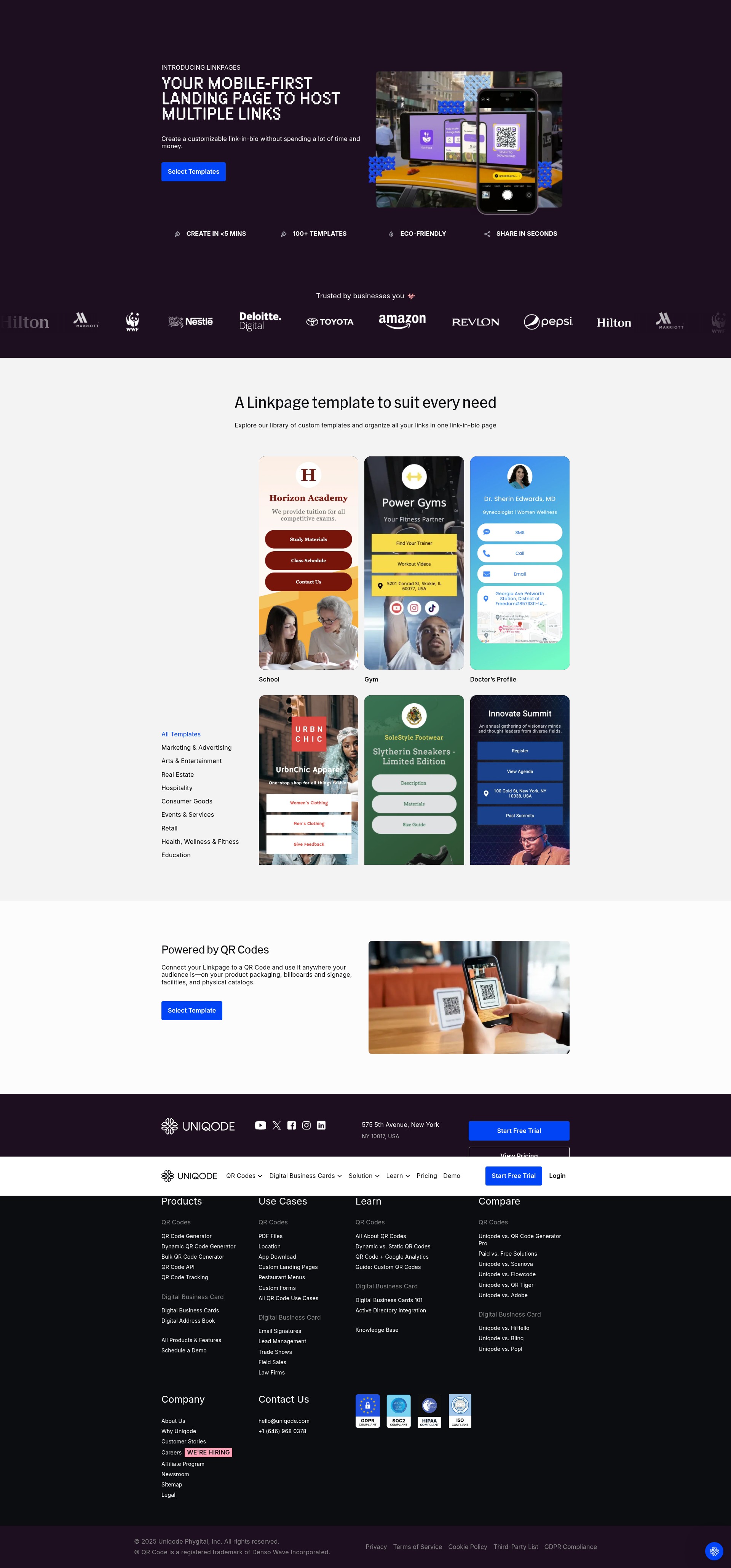 Screenshot of linkpages.pro