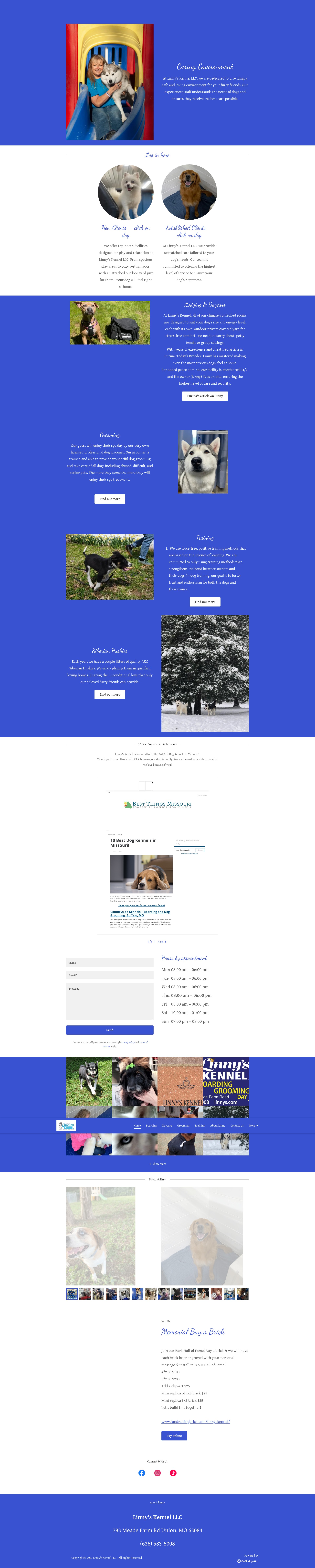 Screenshot of linnys.com