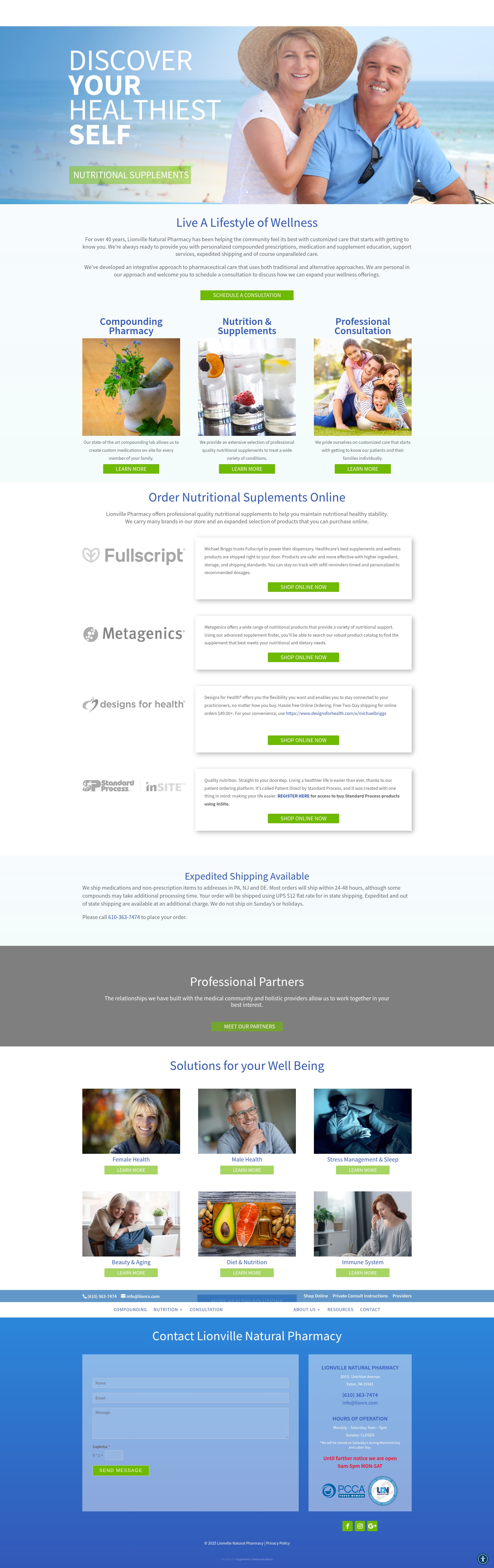 Screenshot of lionrx.com