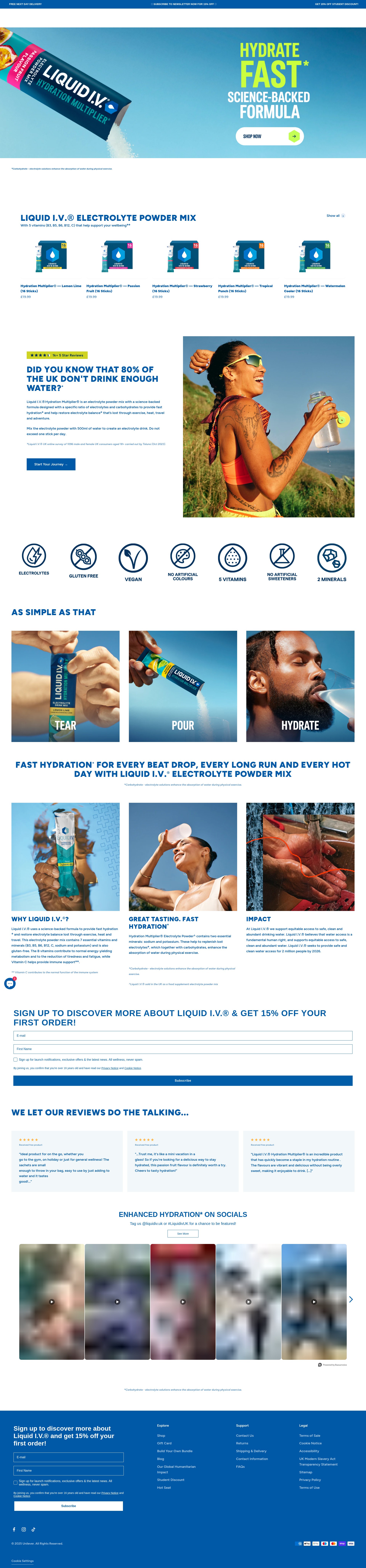 Screenshot of liquid-iv.co.uk