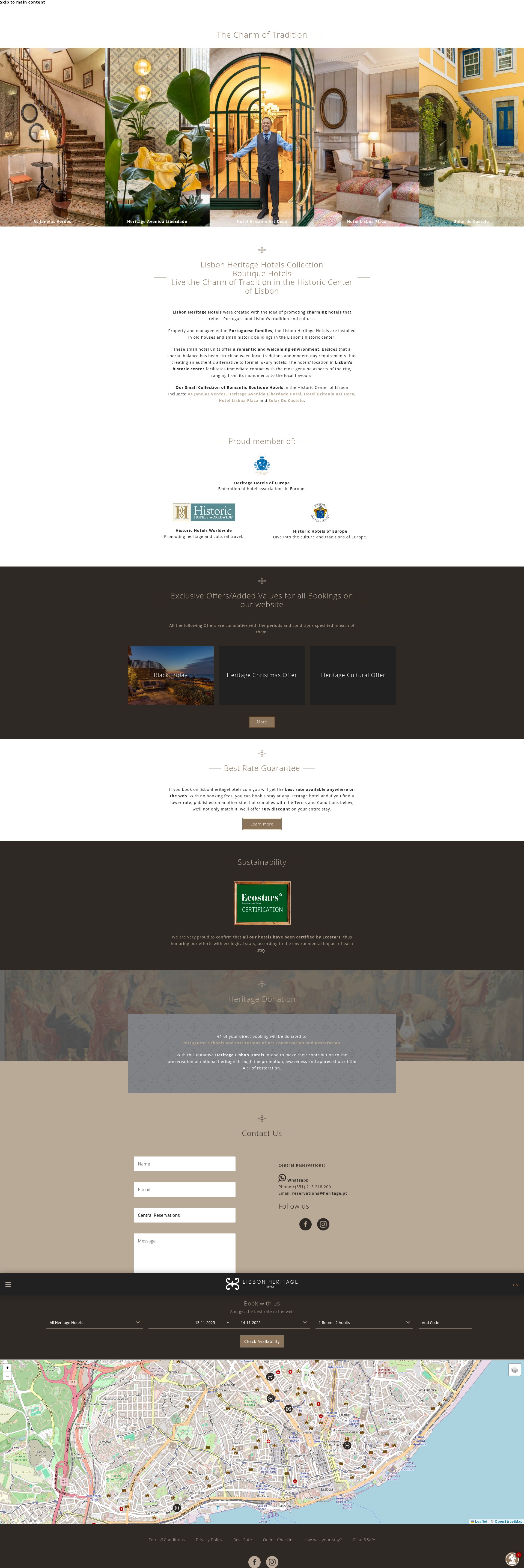 Screenshot of lisbonheritagehotels.com