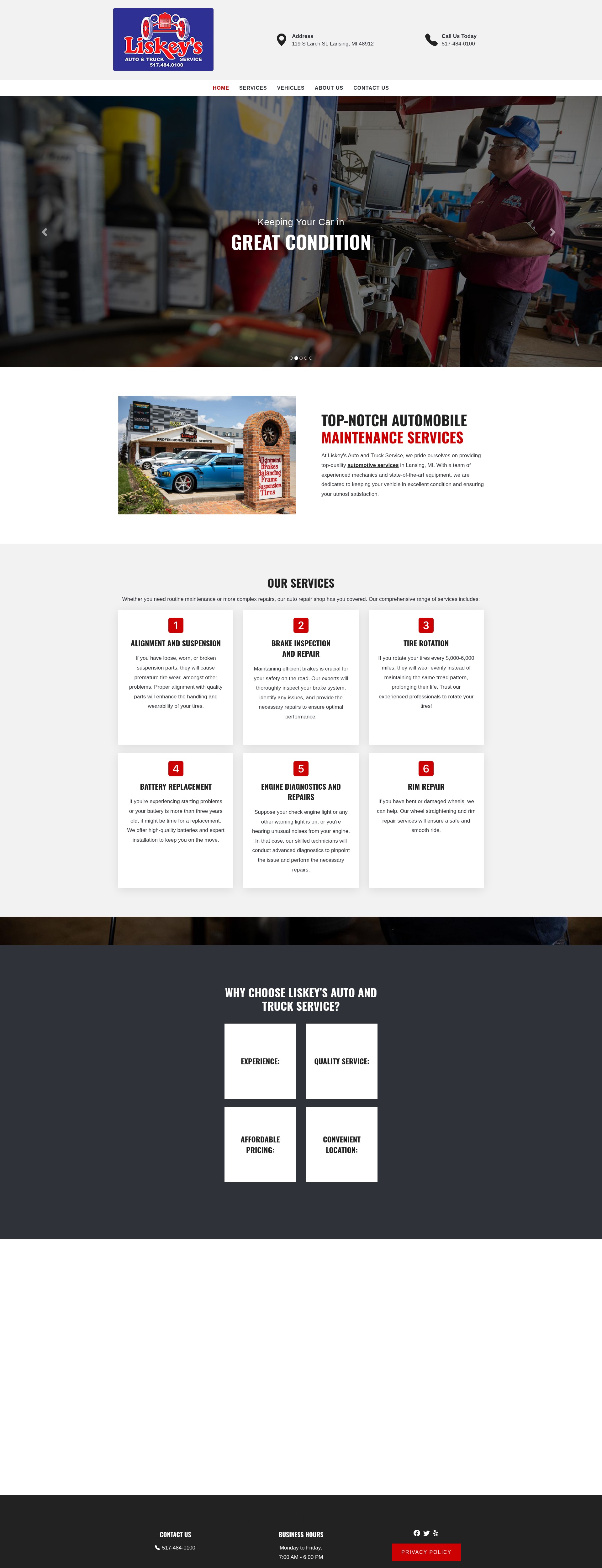 Screenshot of liskeys.com
