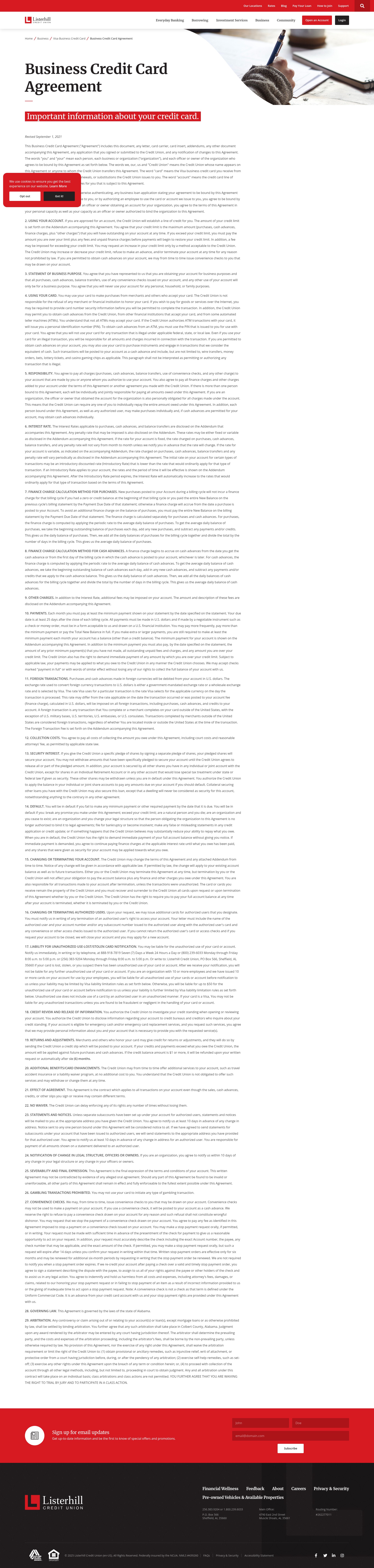 Screenshot of listerhill.com