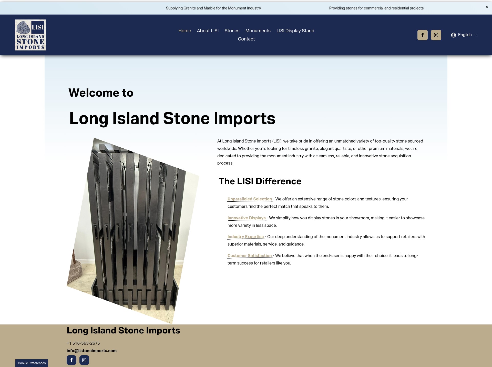 Screenshot of listoneimports.com