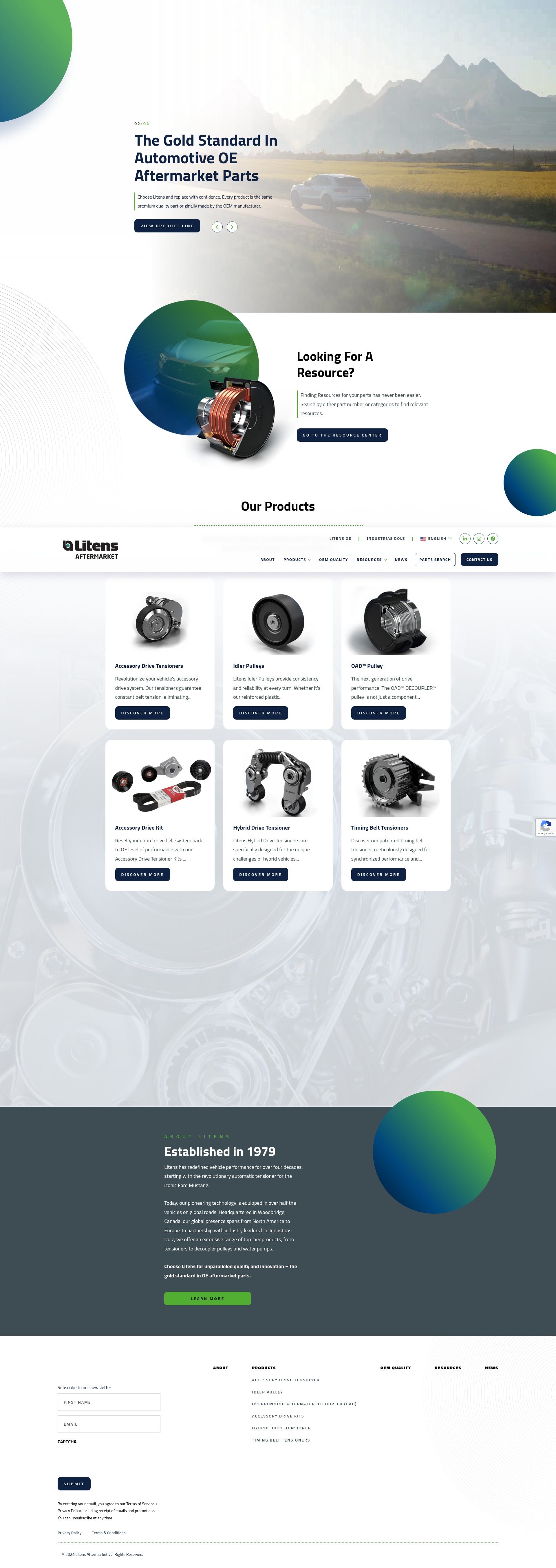 Screenshot of litensaftermarket.com