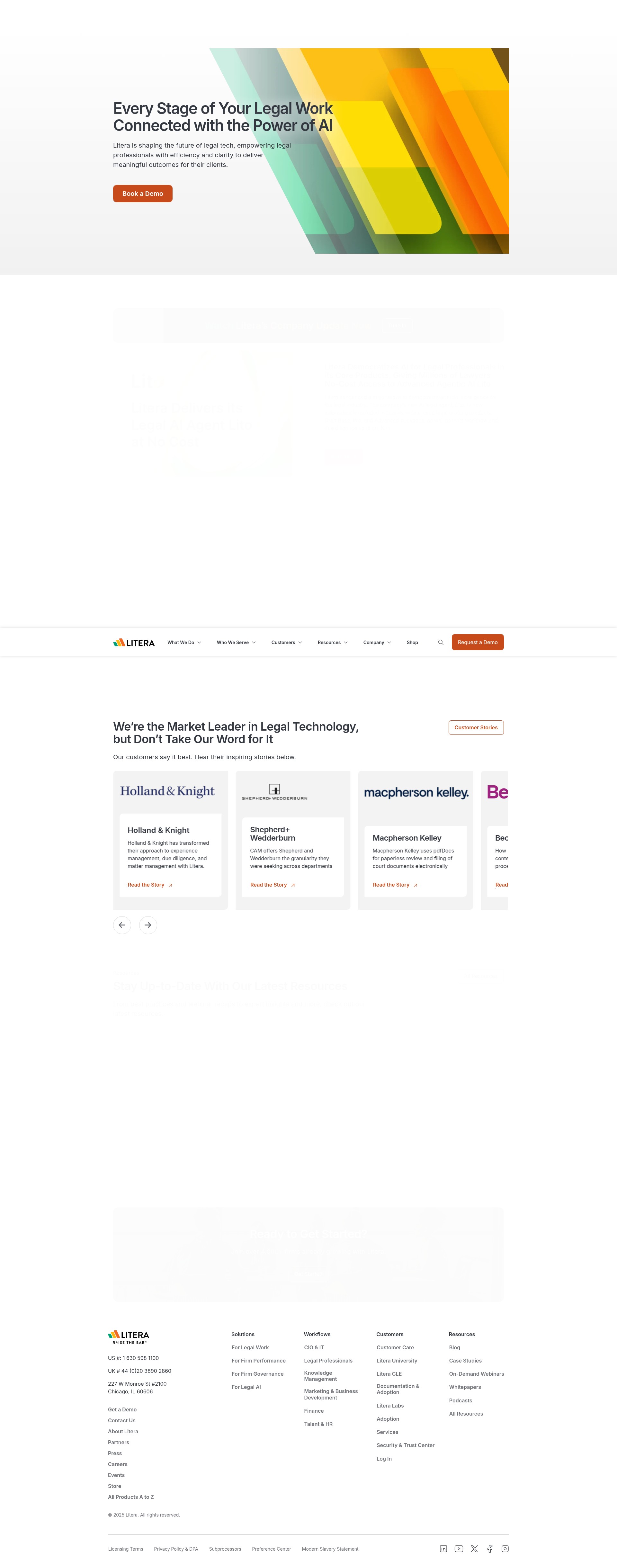 Screenshot of litera.com