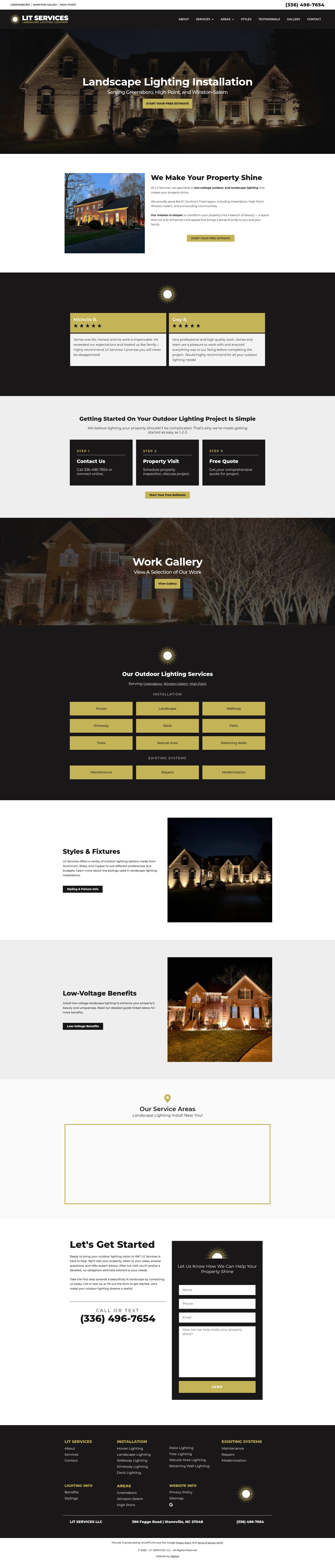 Screenshot of litservicesnc.com