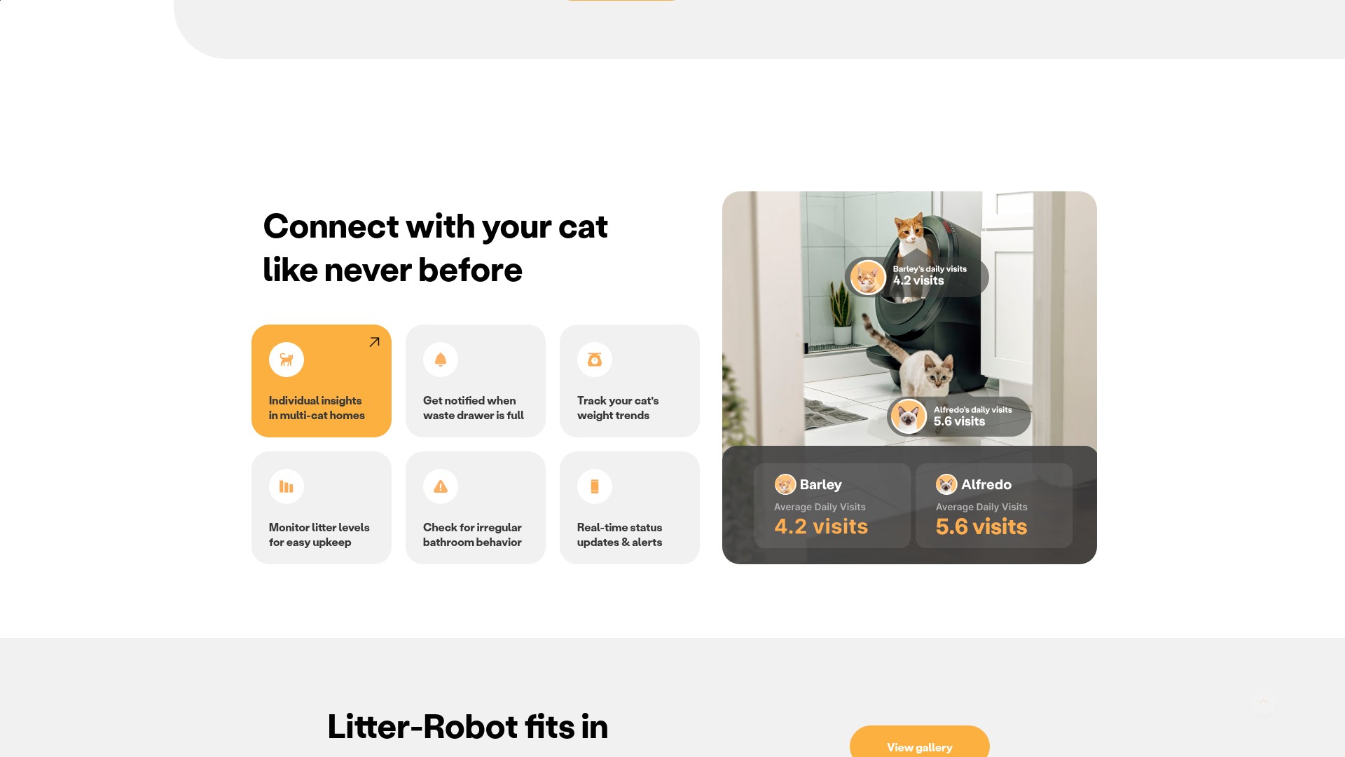 Screenshot of litter-robot.com