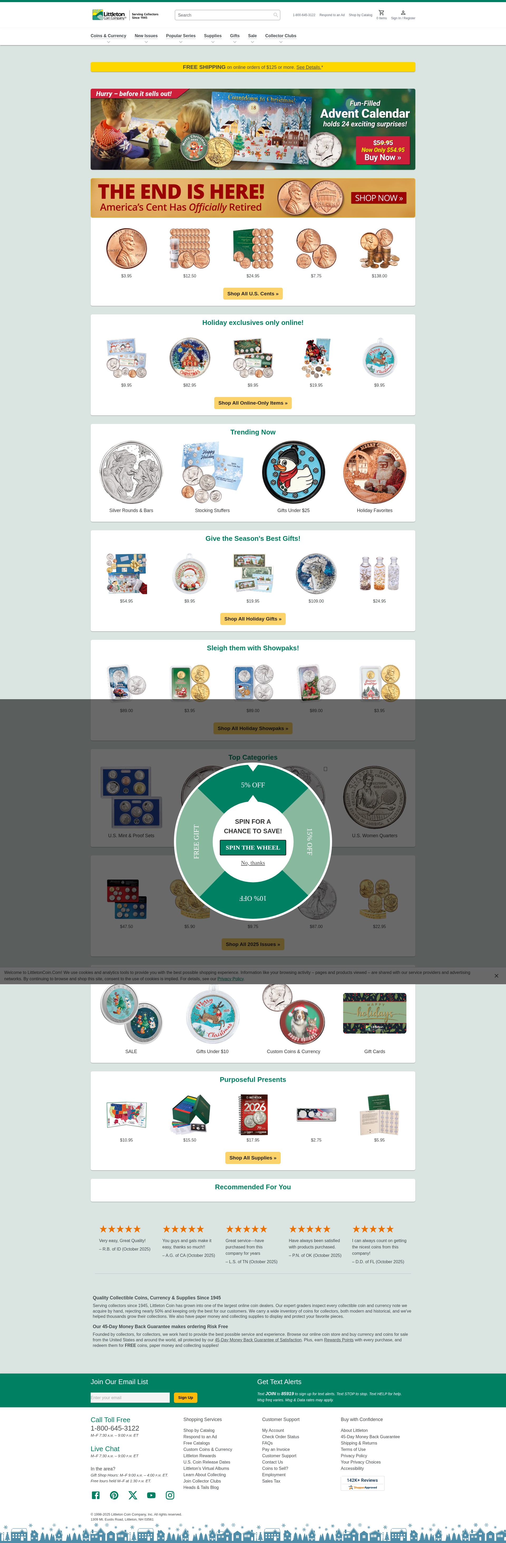 Screenshot of littletoncoin.com