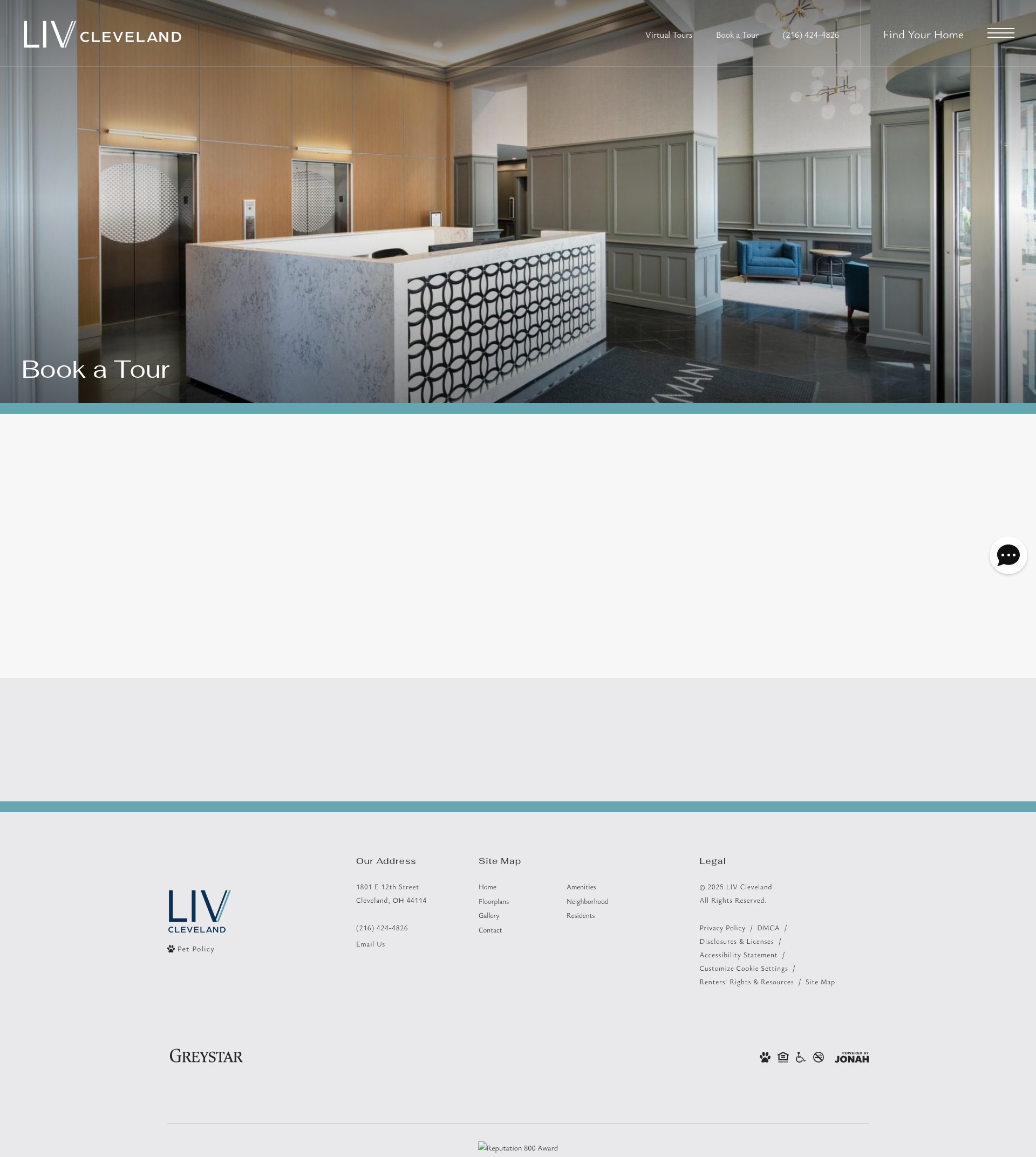 Screenshot of livclevelandapts.com