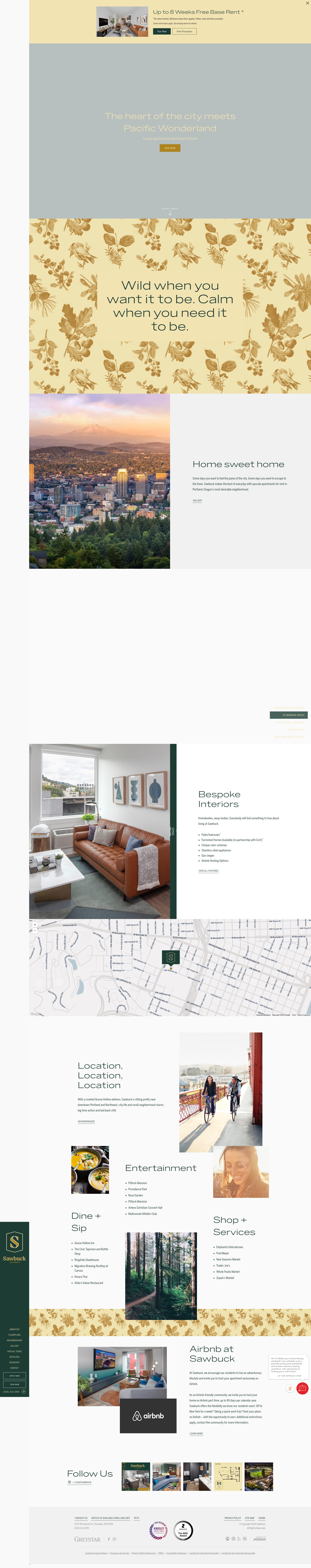 Screenshot of liveatsawbuck.com